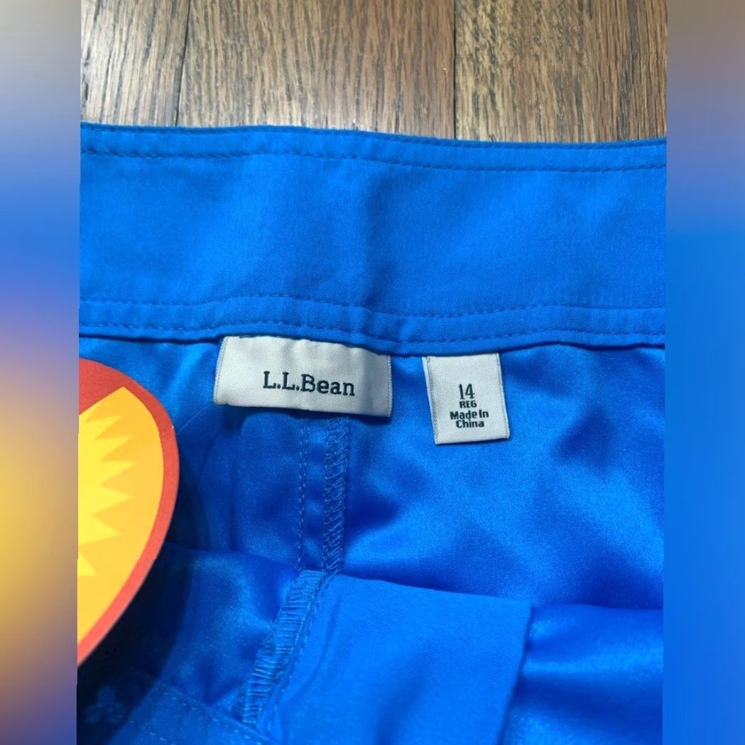 Vintage LL Bean Sunsmart Bermuda Shorts 14W Blue Women Plus Reg 14W Bermuda Shorts Sunsmart Blue Womens Size 36" / US 14 / IT 50 - 3 Thumbnail