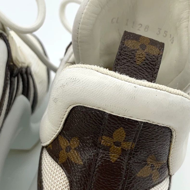 Louis Vuitton Louis Vuitton Color-block logo presbyopic lace-up casual s Size US 5 / IT 35 - 8 Thumbnail