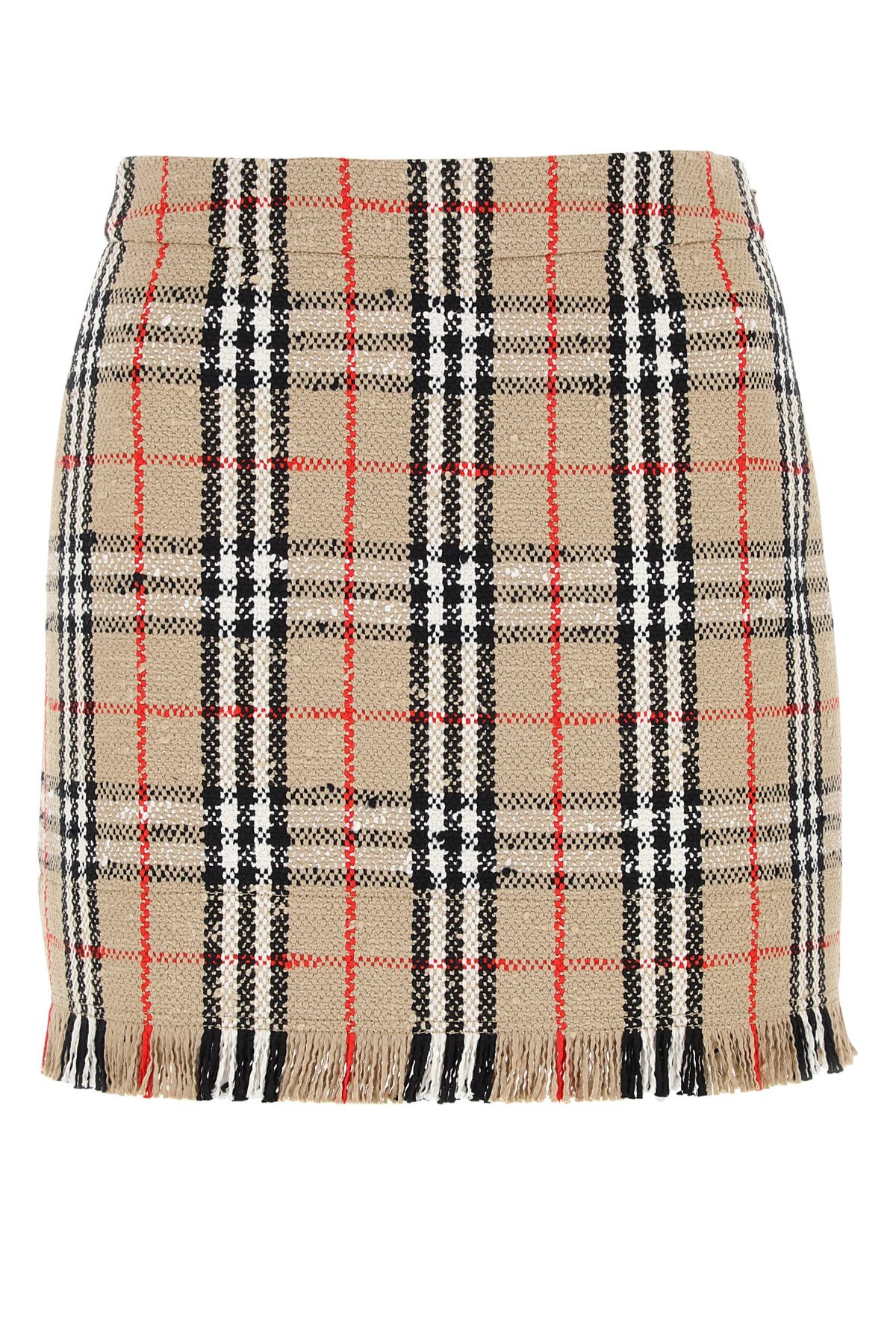 image of Burberry Gonna in Mixed Colours, Women's (Size 26)