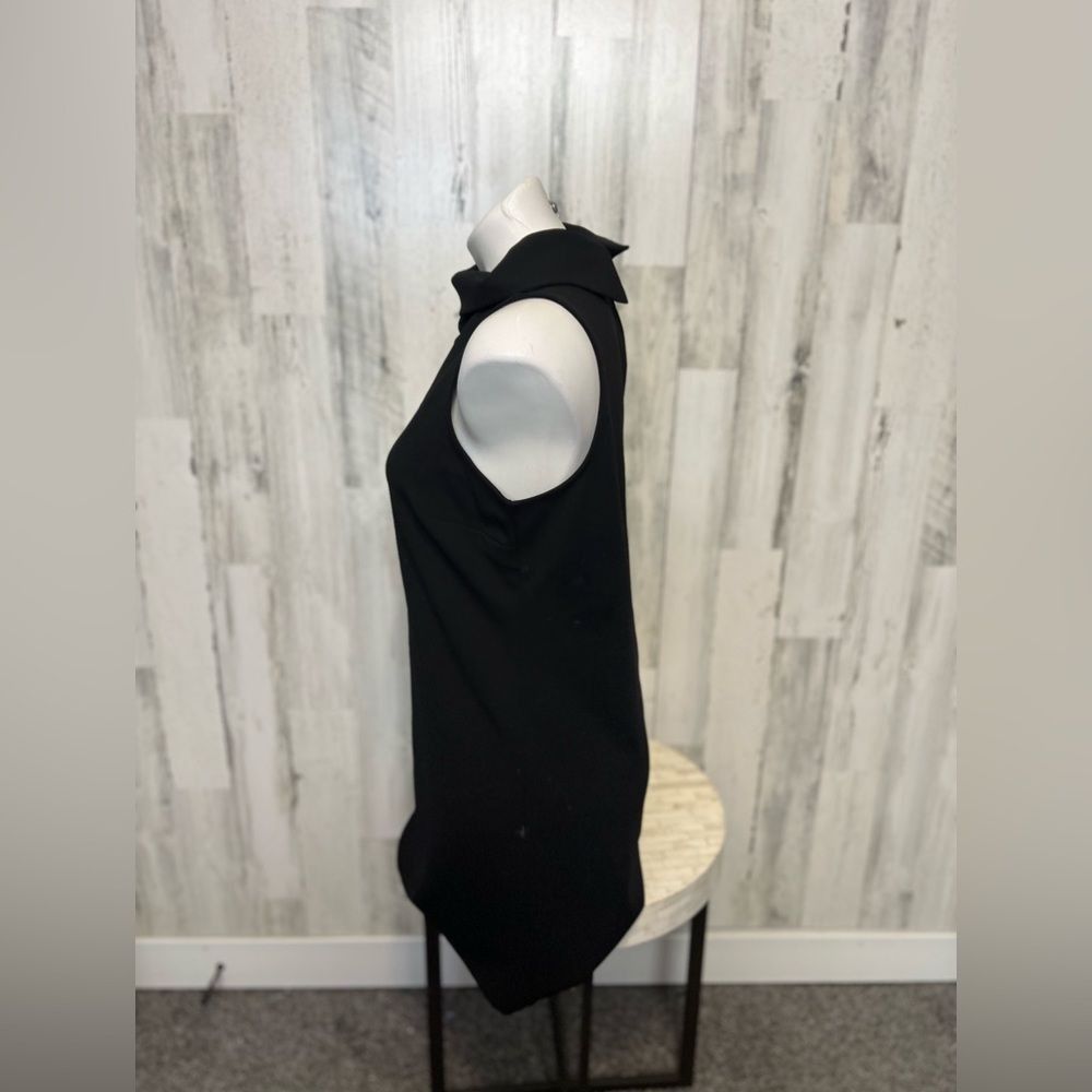 Banana Republic Banana Republic Black Mock Neck Dress | Sleeveless Shift Mid Size S / US 4 / IT 40 - 2 Thumbnail