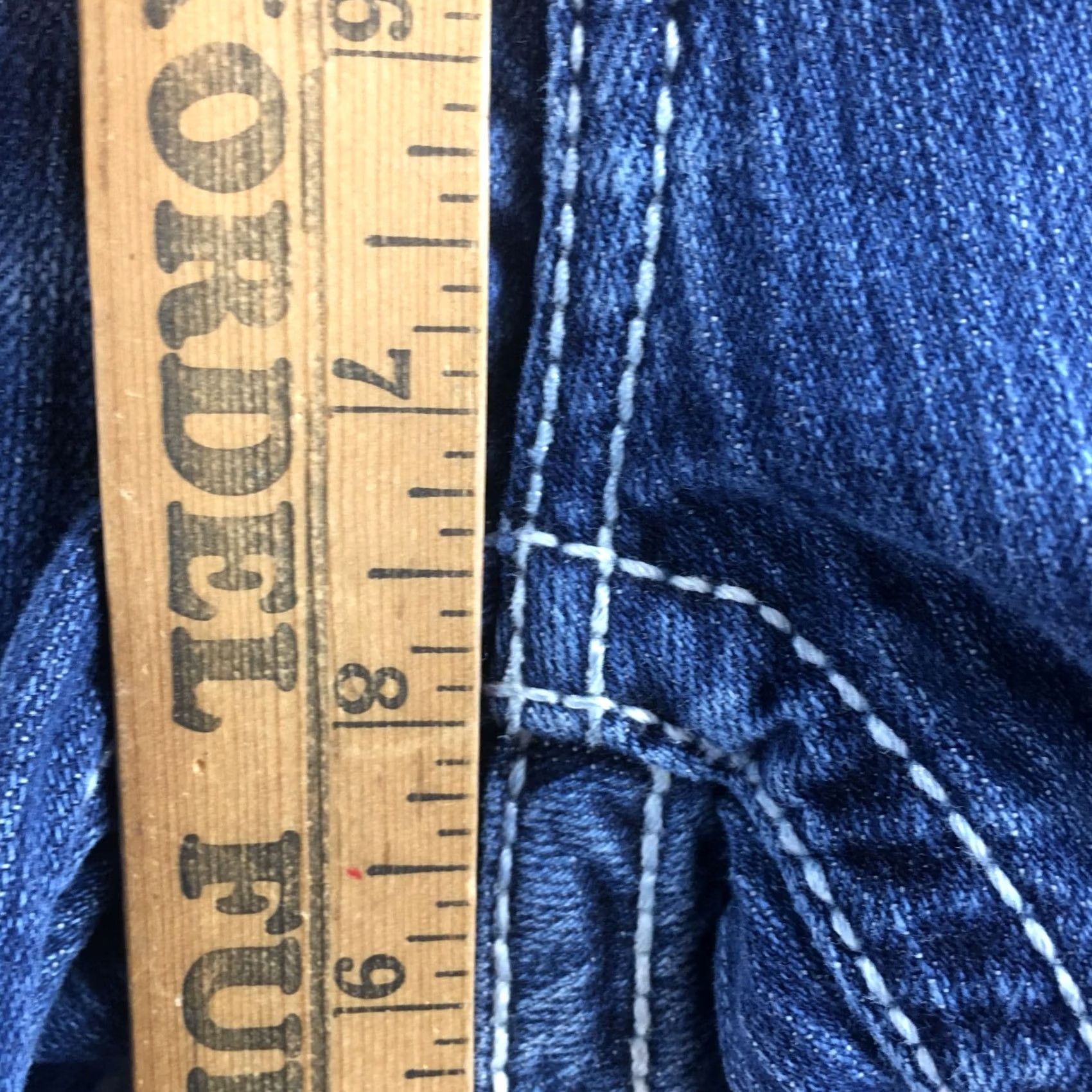 Vintage BKE Cropped Jeans Women 27 (30x26) Blue Denim Cotton Blend Low Rise Zip Size 27" / US 4 / IT 40 - 6 Thumbnail