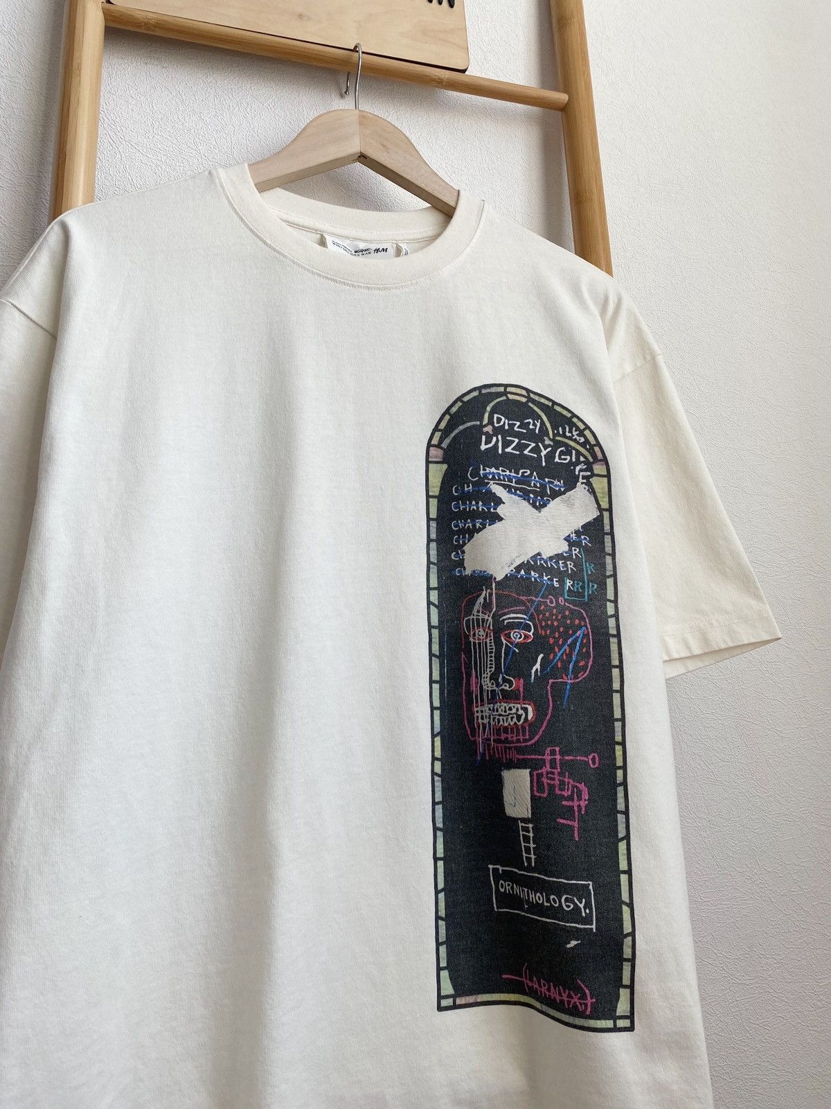 H&M × Jean-Michel Basquiat × Who Decides War WHO DECIDES WAR x BASQUIAT x H&M RELAXED FIT COTTON T-SHIRT Size US M / EU 48-50 / 2 - 4 Thumbnail