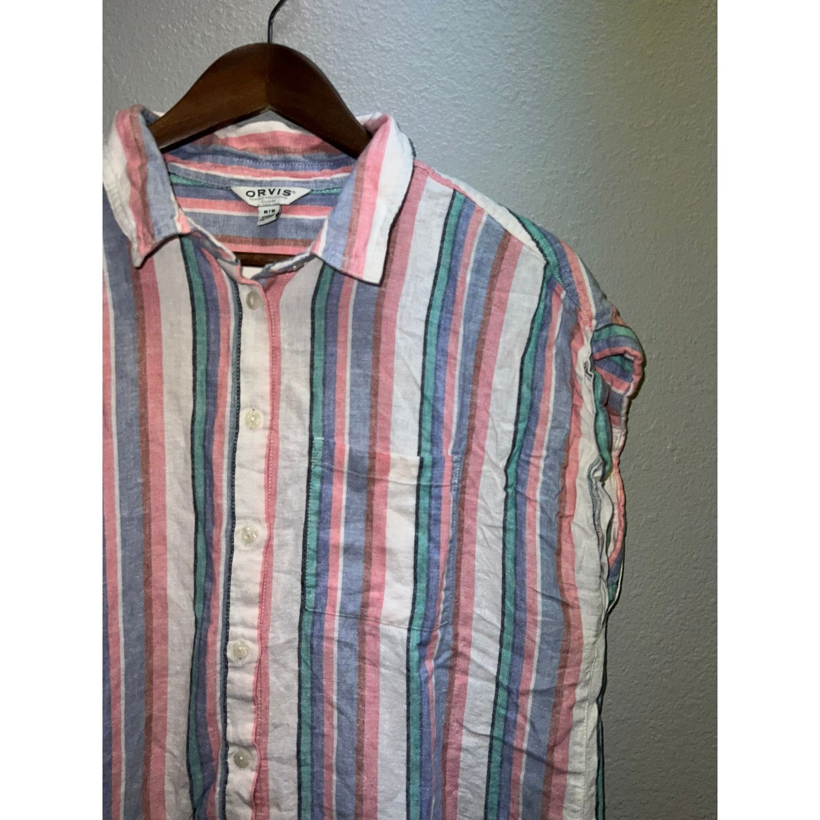 Orvis Womens Orvis Classic Collection Shirt Top Button Down M Size M / US 6-8 / IT 42-44 - 2 Thumbnail