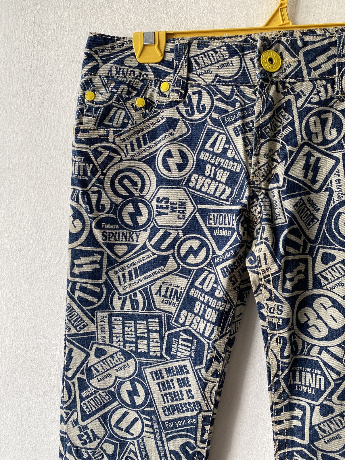 Hysteric Glamour × Japanese Brand Japanese Brand Original Jeans Fullprint Design Denim Size US 32 / EU 48 - 6 Thumbnail
