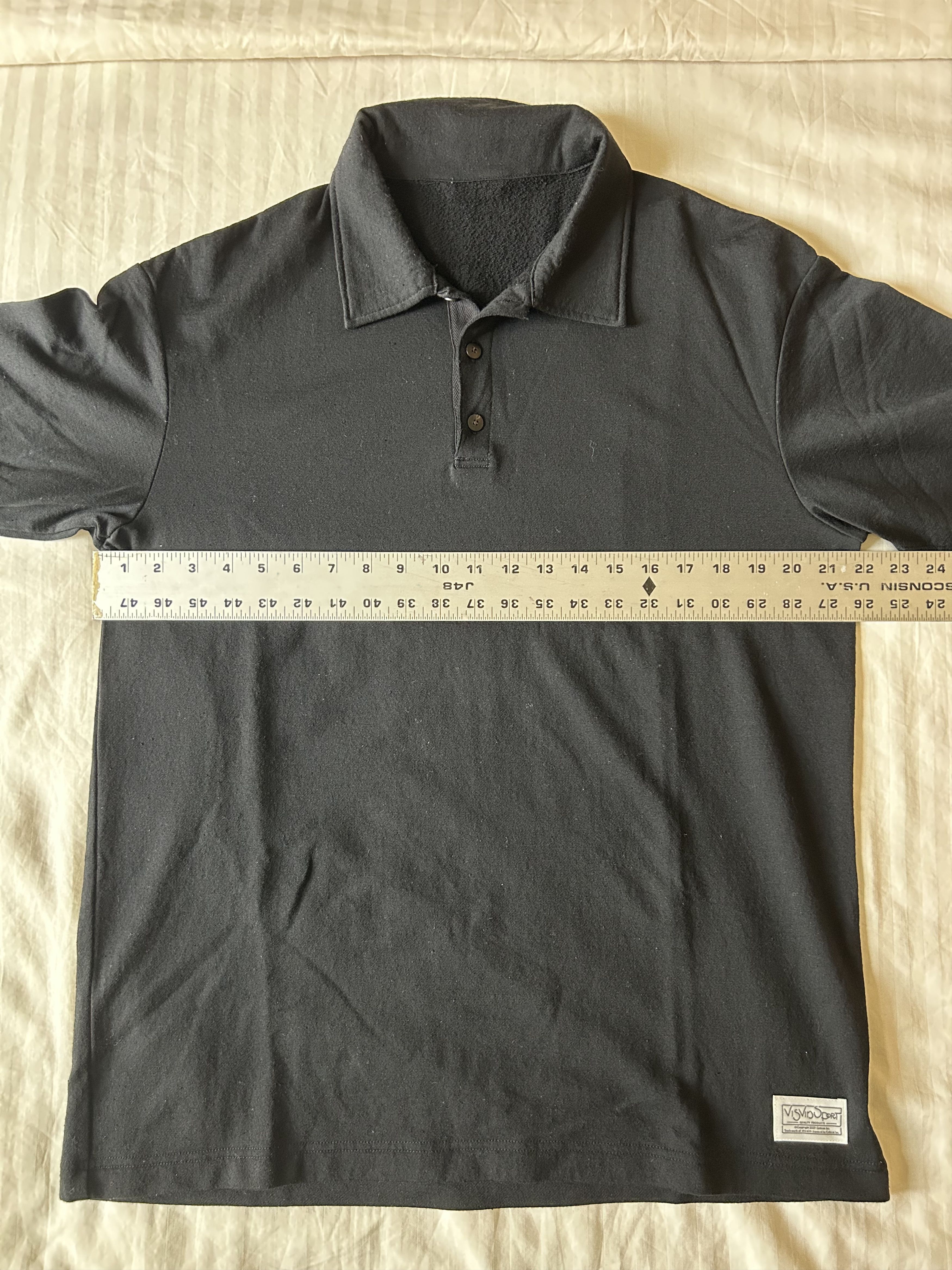 Visvim Visvim Sport Weller Wool-Blend Jersey Polo Shirt Size US XL / EU 56 / 4 - 3 Thumbnail