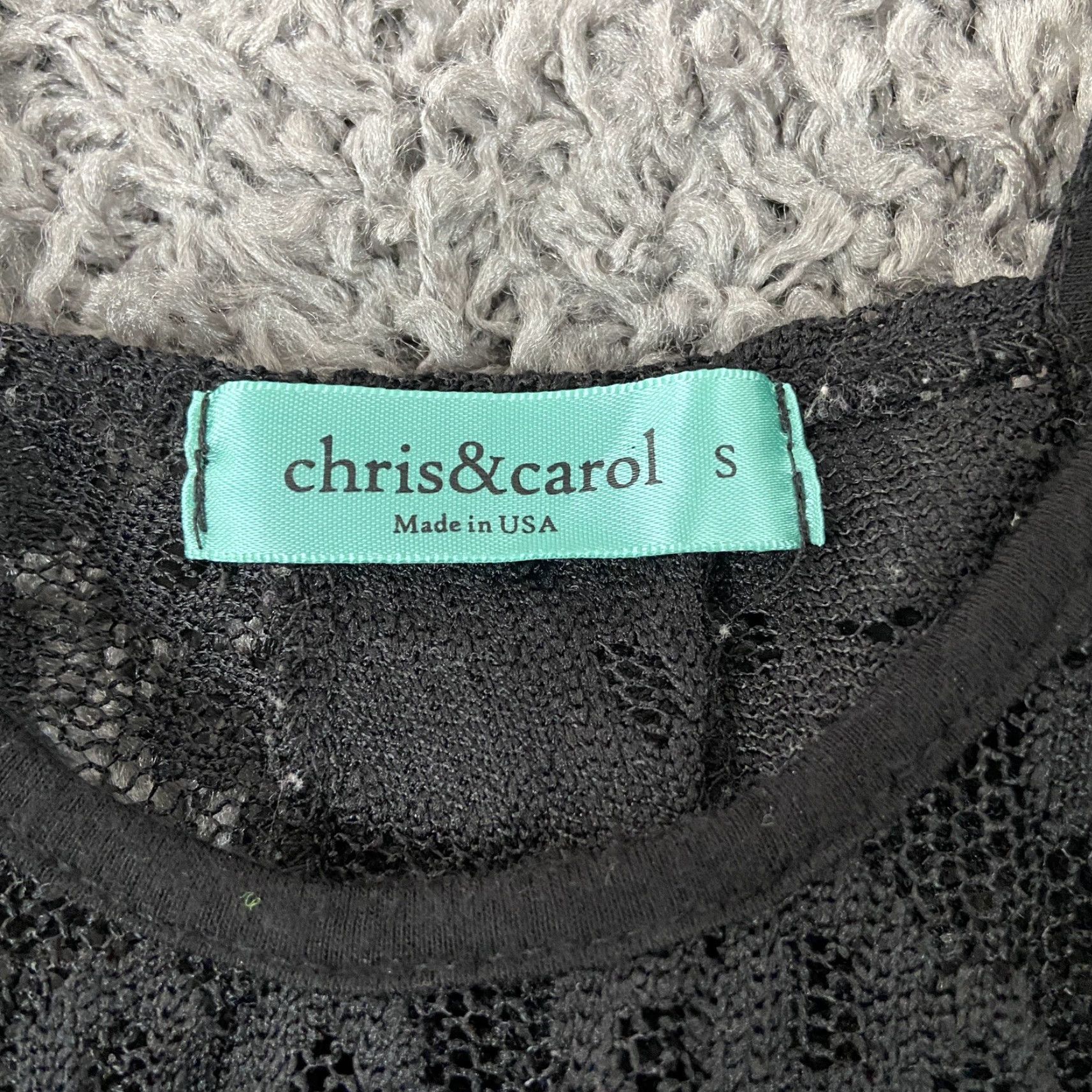 Vintage Chris & Carol Tank Shirt Women Lace Black Spaghetti Straps Small S Womens Size S / US 4 / IT 40 - 4 Thumbnail