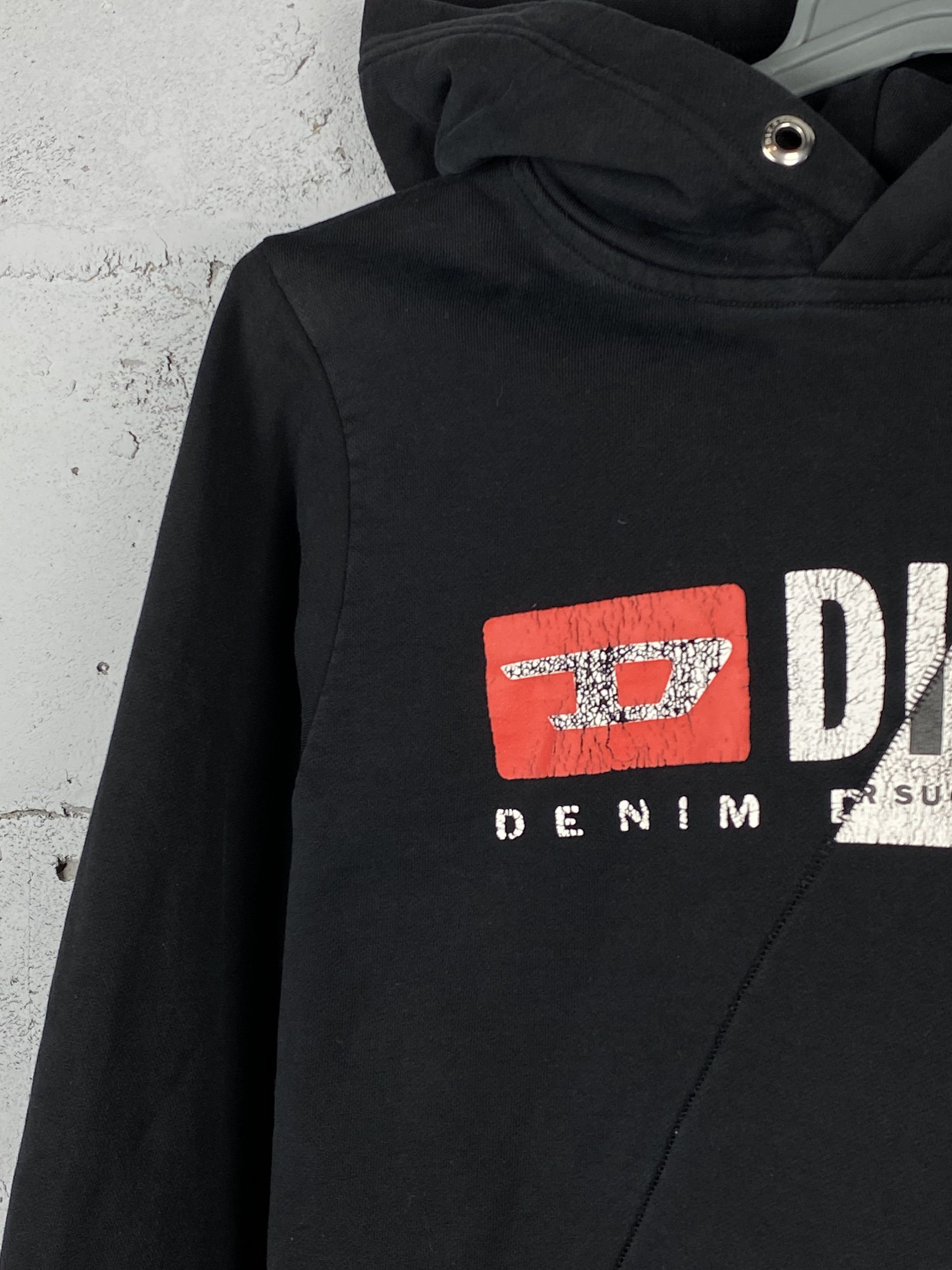 Diesel × Japanese Brand Diesel Hoodie Big Logo Oversized Hoodie Y2K Baggy Size XS / US 0-2 / IT 36-38 - 3 Thumbnail