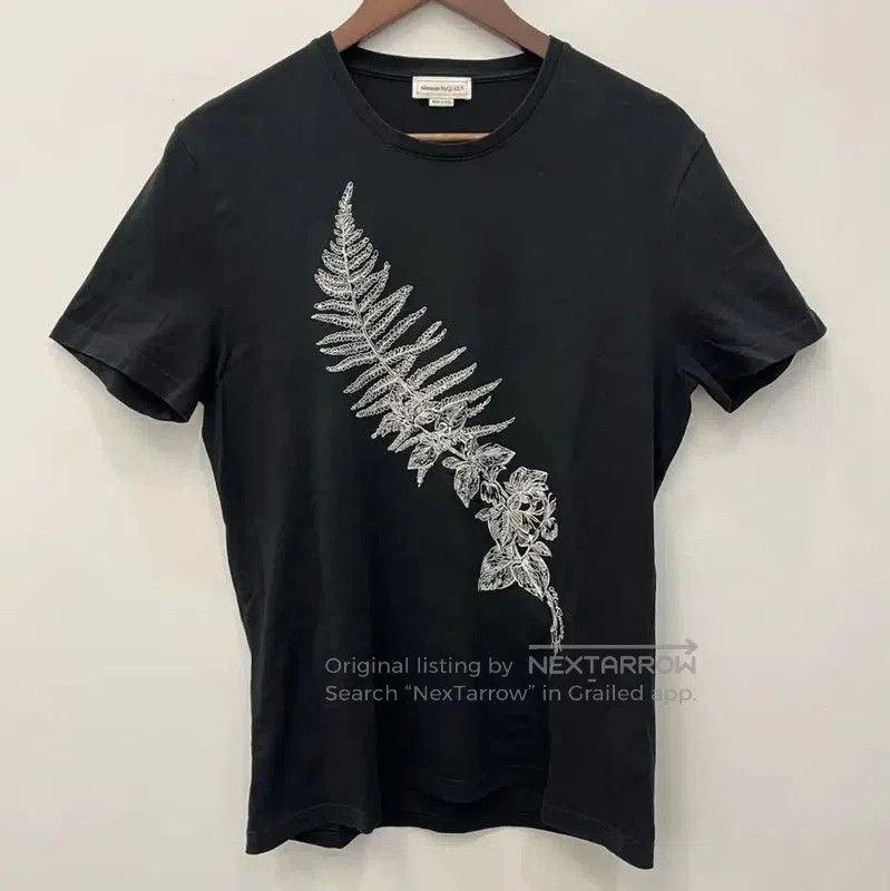 Alexander McQueen Alexander McQueen Men's Black Cotton T-Shirt . Size US M / EU 48-50 / 2 - 5 Thumbnail