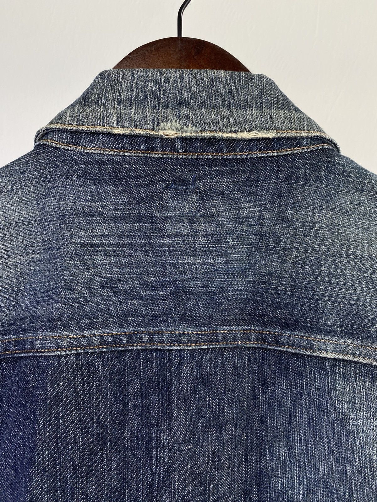 Ego Tripping Ego Tripping Distressed Denim Trucker Jacket Japan Size US S / EU 44-46 / 1 - 17 Thumbnail