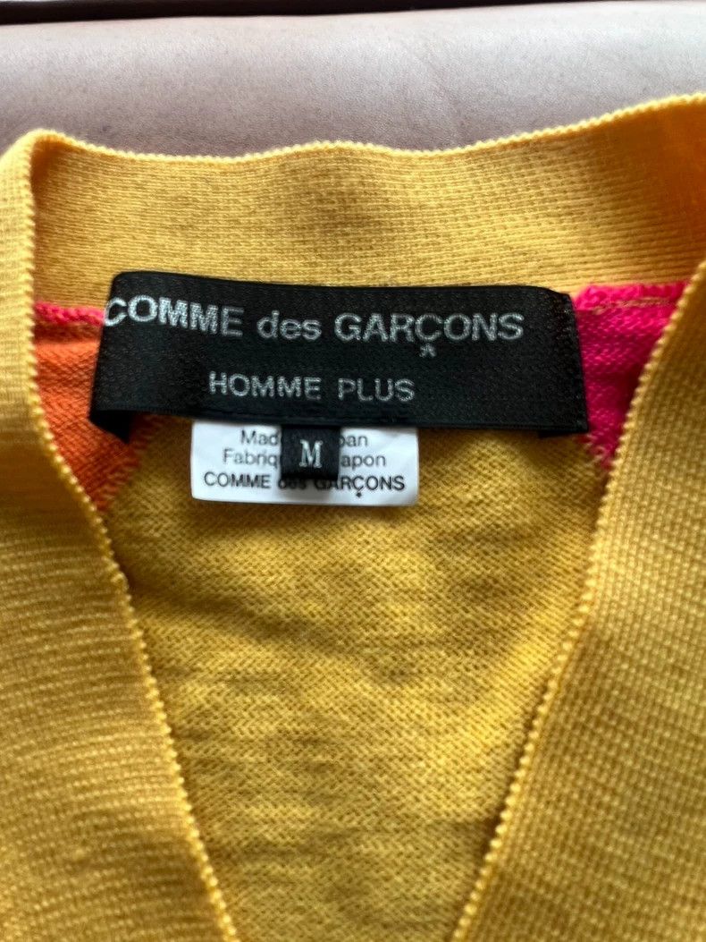 Comme des Garcons Comme Des Garcons Color blocked wool knitted cardigan Size US M / EU 48-50 / 2 - 3 Thumbnail