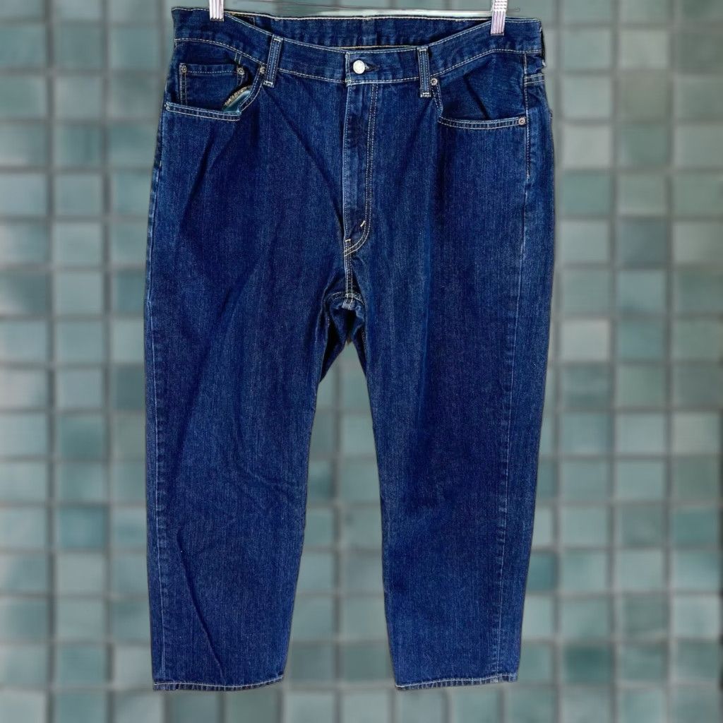 Levi's Levi's Jeans 550 Relaxed Straight Blue 40 Mens Regular 40x29 Denim Workwear 5-Pocket USA 80s 90s Jeans Mens Size US 40 / EU 56 - 1 Thumbnail