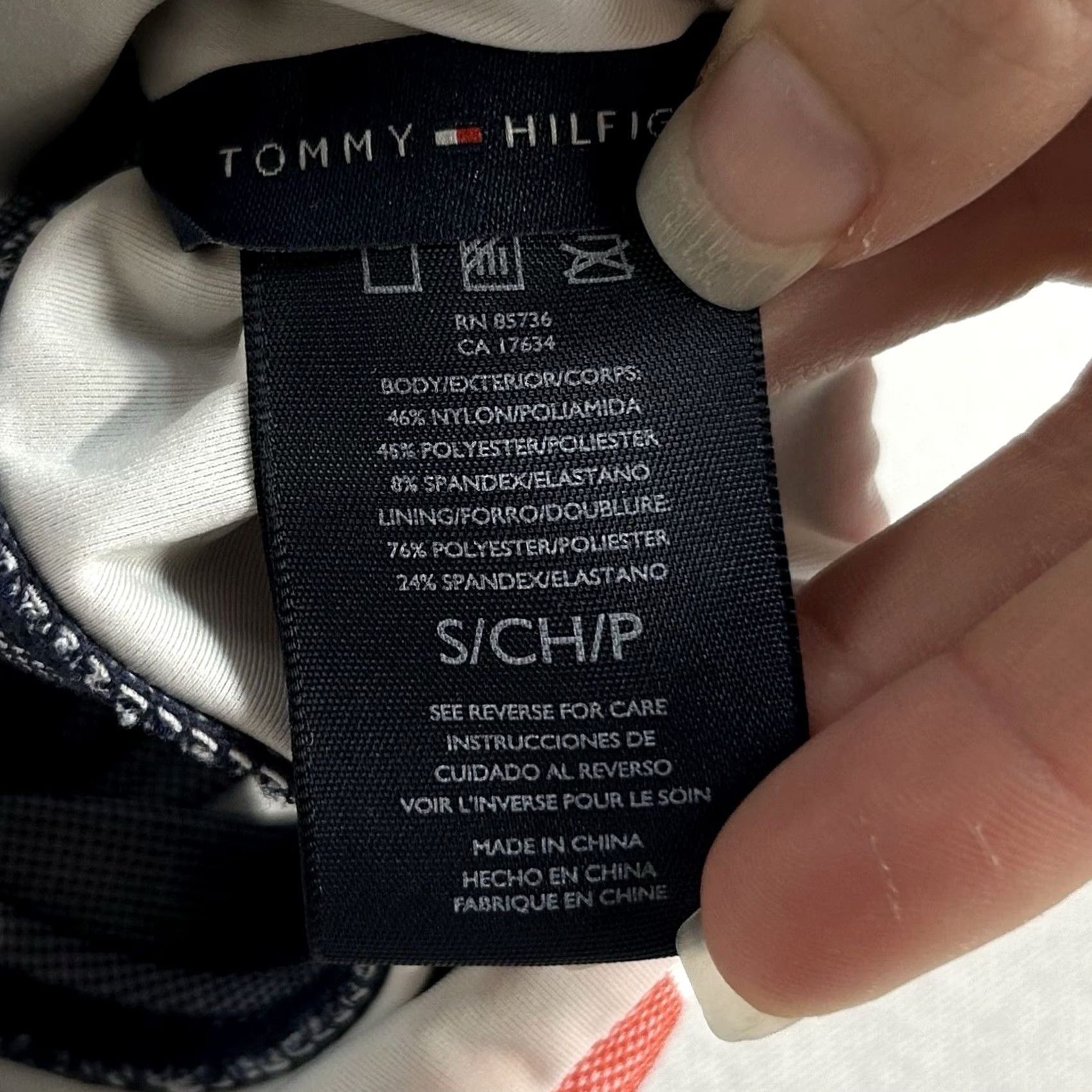 Tommy Hilfiger Tommy Hilfiger Bikini Bottoms Womens Small Navy Hipster NWT Size 28" / US 6 / IT 42 - 3 Thumbnail