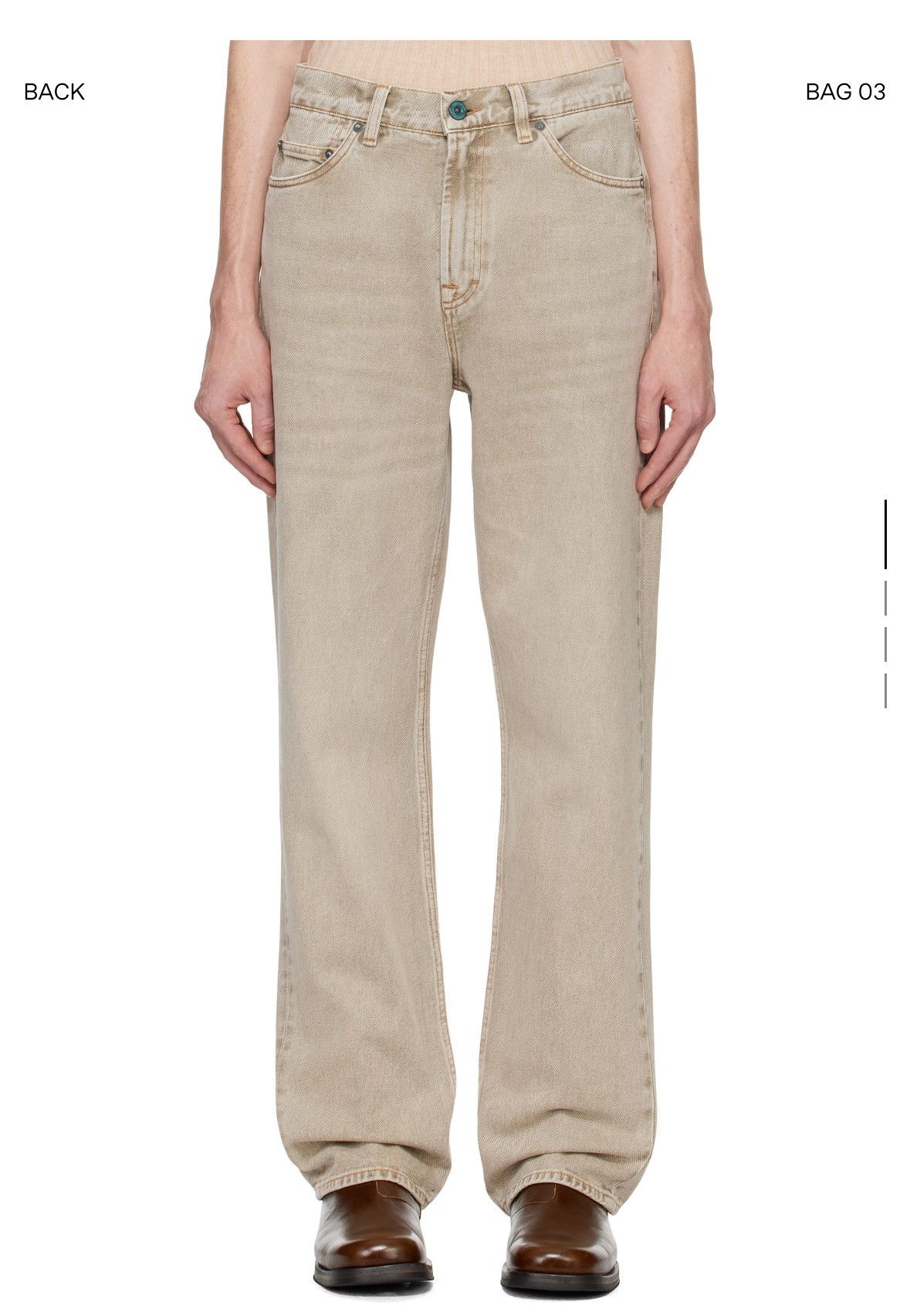 Our Legacy Our Legacy Gray Formal Cut Jeans Size US 29 - 2 Thumbnail