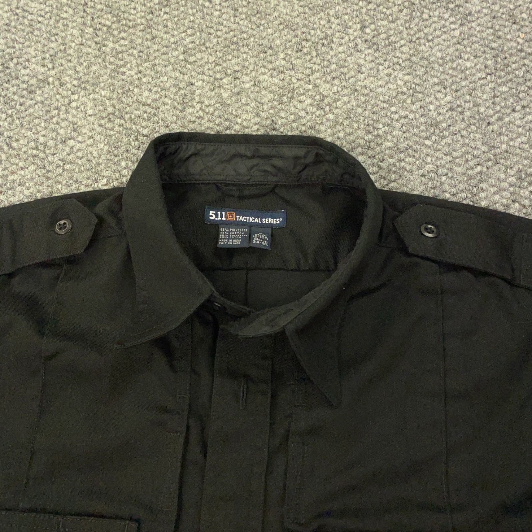 Vintage 5.11 Tactical Shirt Mens Large Black Double Pocket CCW Zip Pocket Shirt Mens L Black 5.11 Tactical Shirt Mens Large Black Double Pocket CCW Zip Size US L / EU 52-54 / 3 - 2 Thumbnail