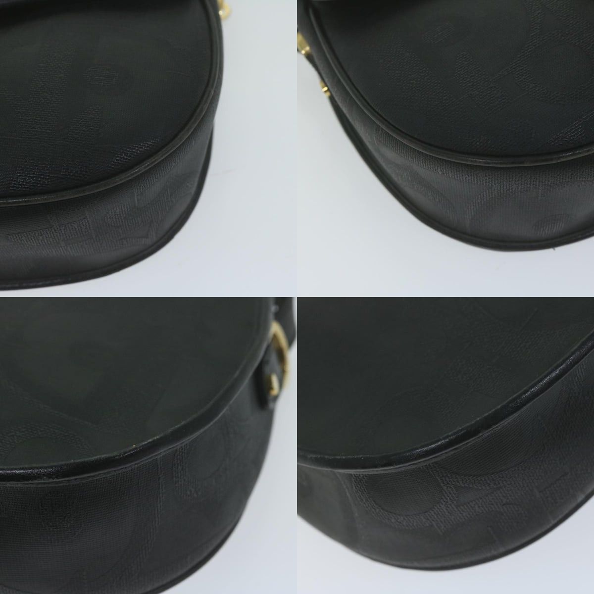 Dior DIOR Trotter Canvas Shoulder Bag Black Size ONE SIZE - 10 Thumbnail