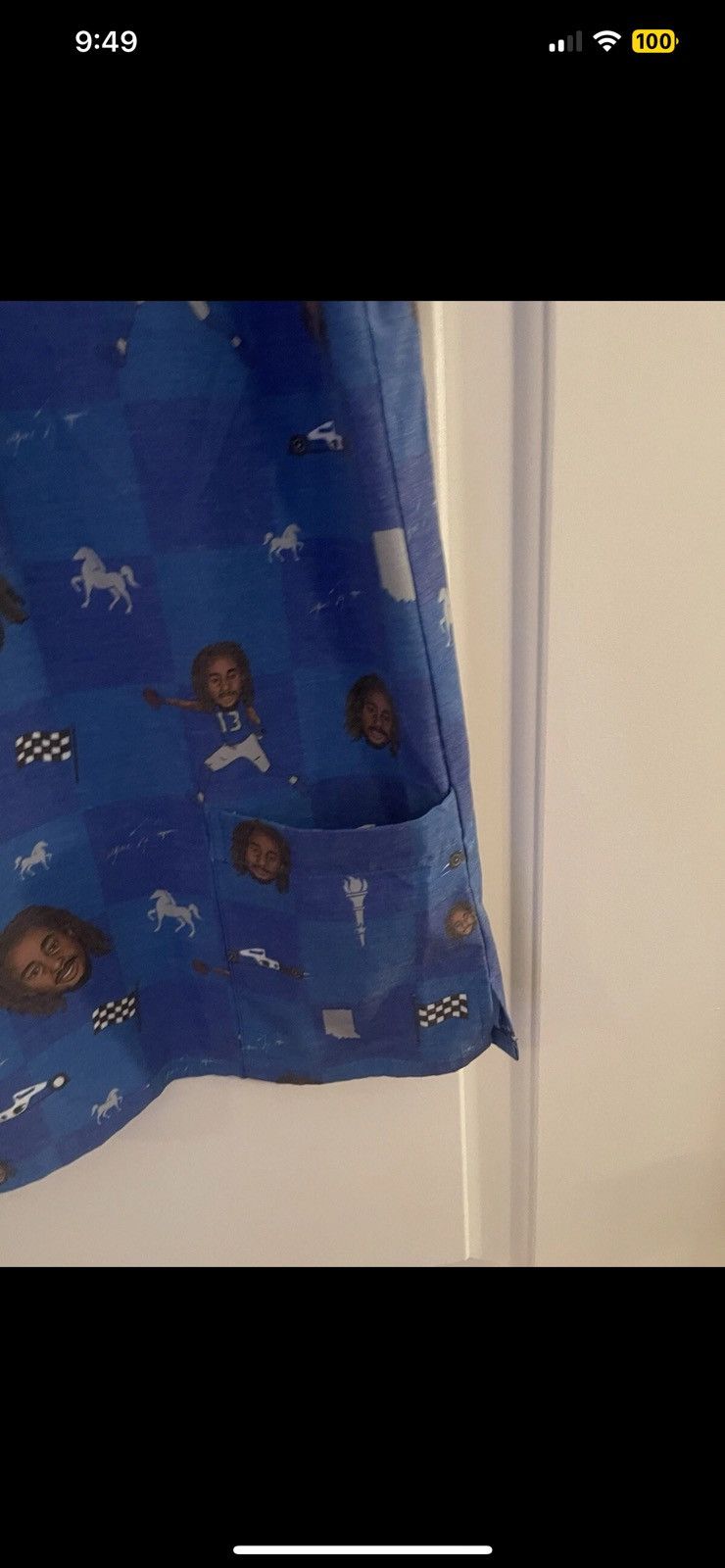NFL Shinesty NFLPA Indianapolis Colts Ty Hilton Button Shirt L Size US L / EU 52-54 / 3 - 6 Thumbnail