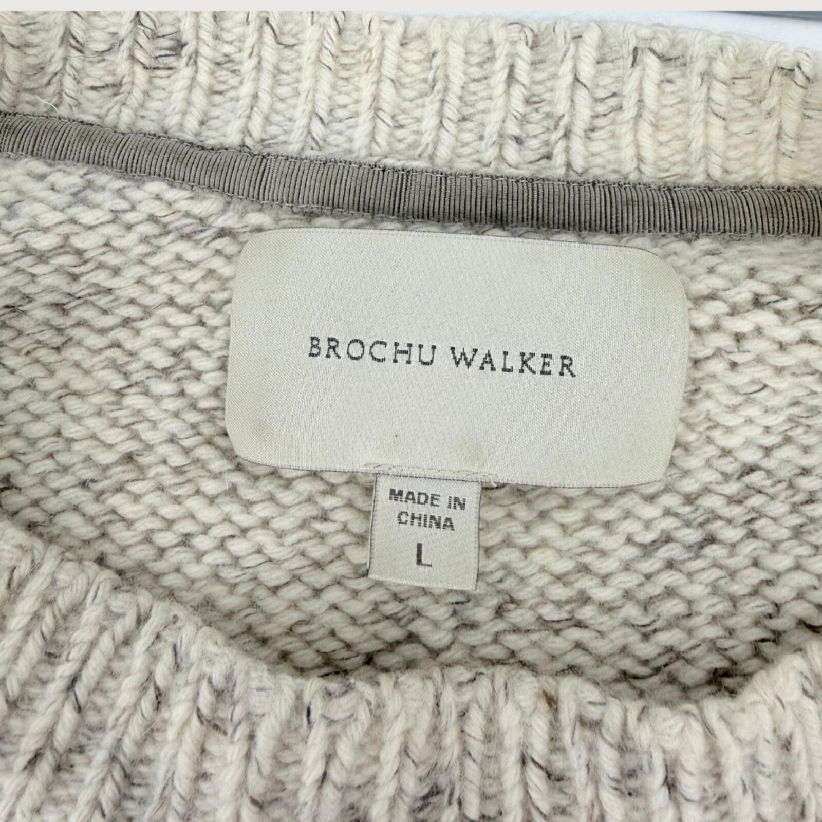 Other Brochu Walker Cashmere Side Slit Sweater L Size L / US 10 / IT 46 - 4 Thumbnail