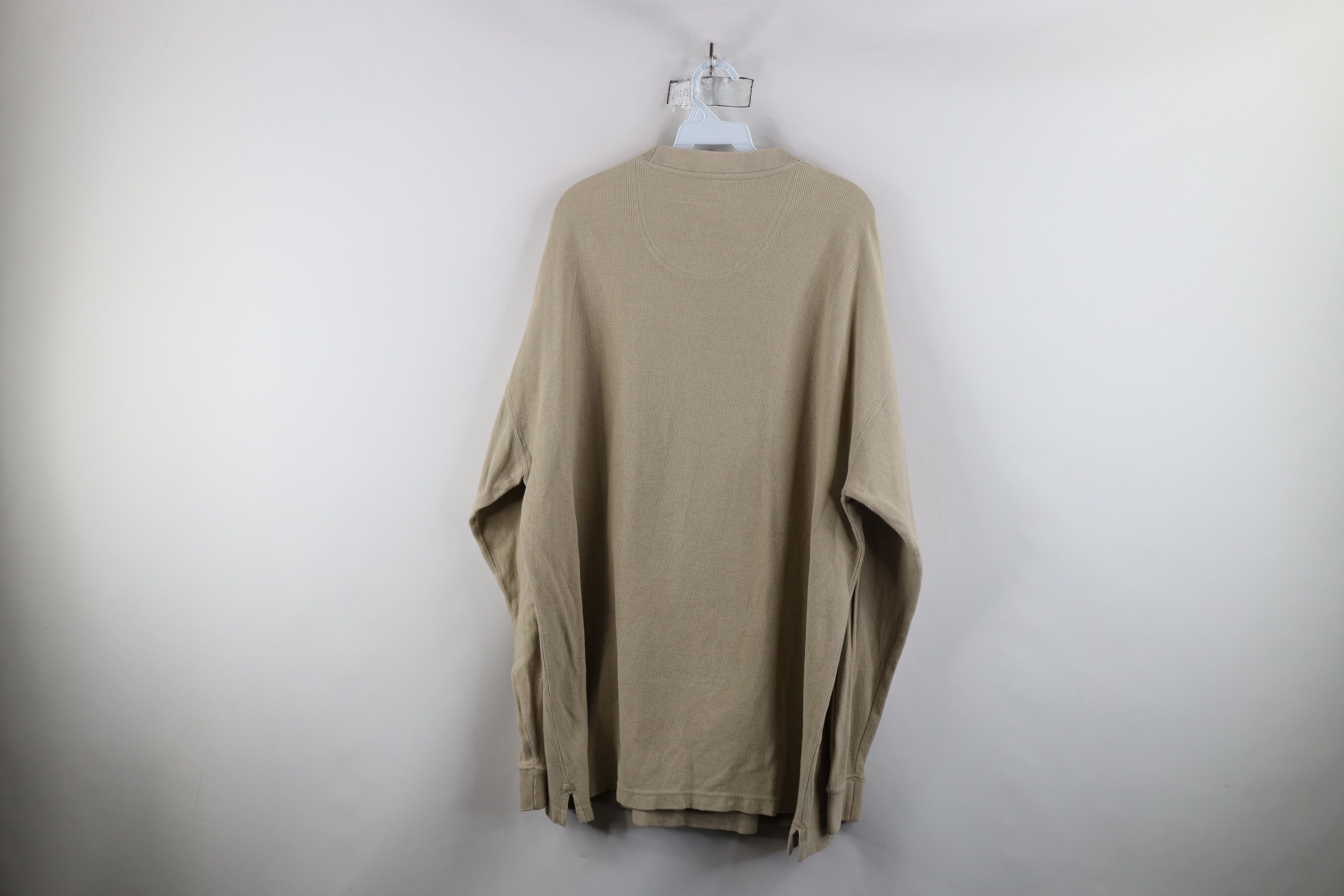 Vintage Vintage 90s Streetwear Thermal Knit Long Sleeve T-Shirt Size US XL / EU 56 / 4 - 11 Thumbnail
