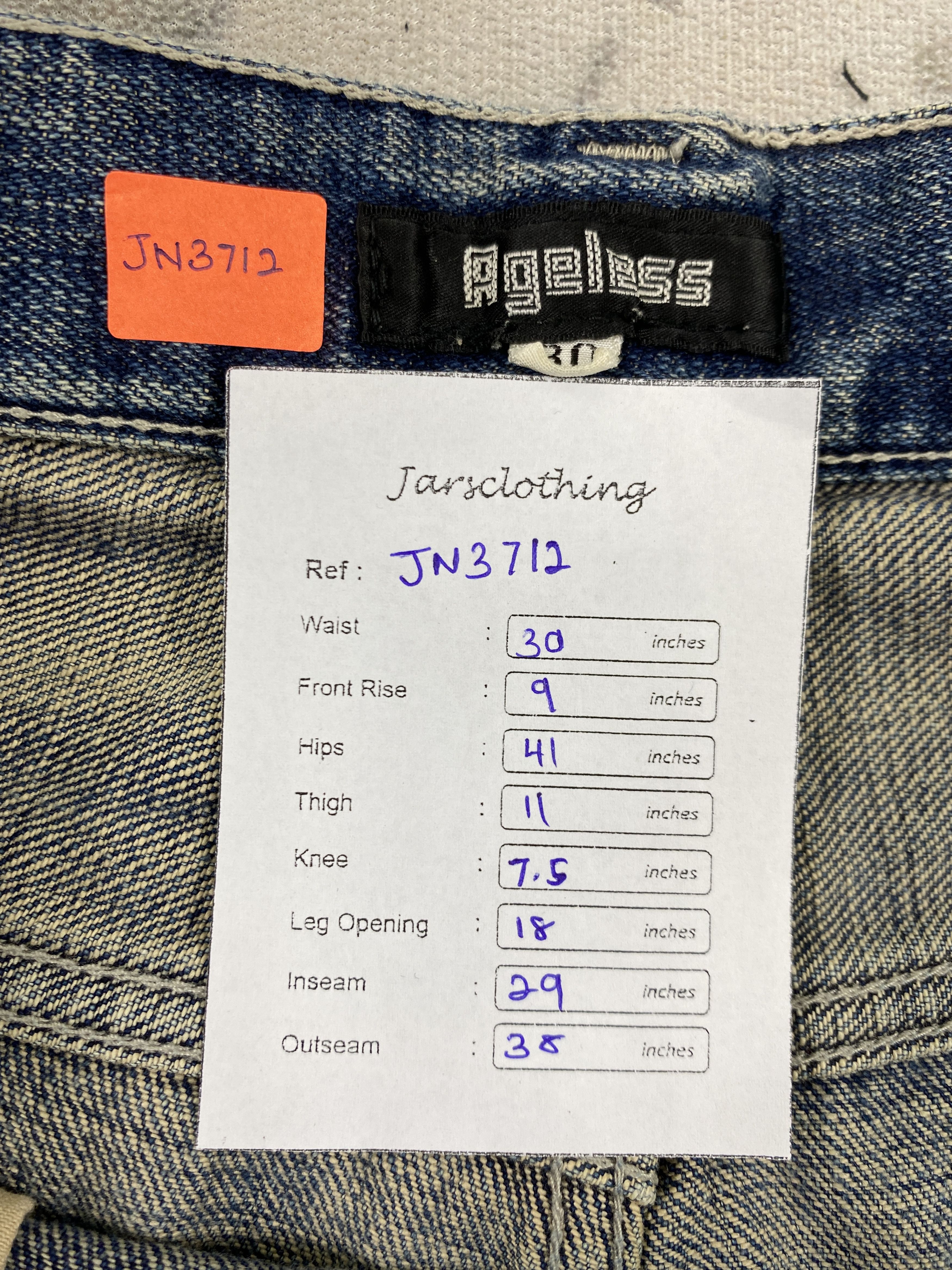 Hysteric Glamour Distressed Vintage Ageless Flare Jeans 30x29 Denim- JN3712 Size US 30 / EU 46 - 8 Thumbnail