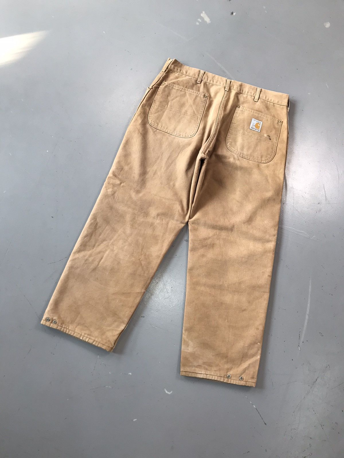 Carhartt × Vintage Vintage Carhartt quilted line work wear denim Size US 38 / EU 54 - 8 Thumbnail