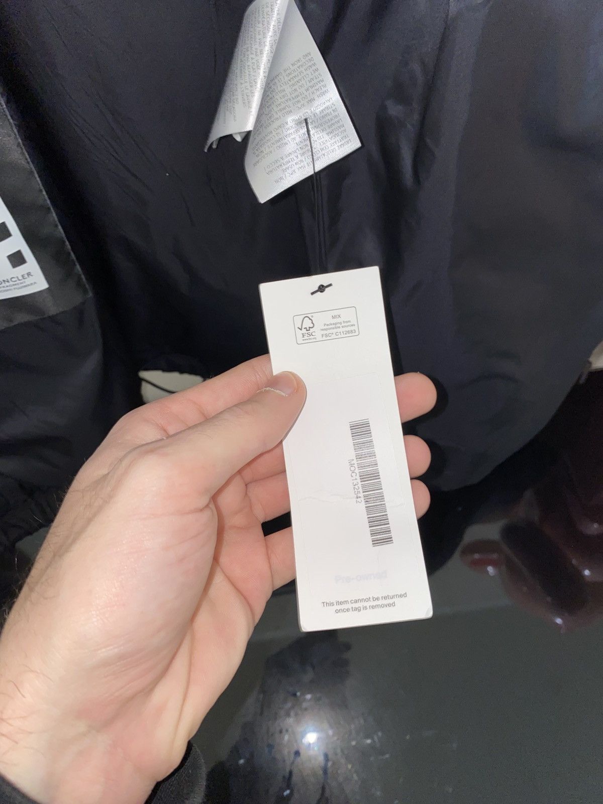 Fragment Design × Moncler Moncler x Fragment Design Wayerproof Shell Jacket Size US L / EU 52-54 / 3 - 12 Thumbnail