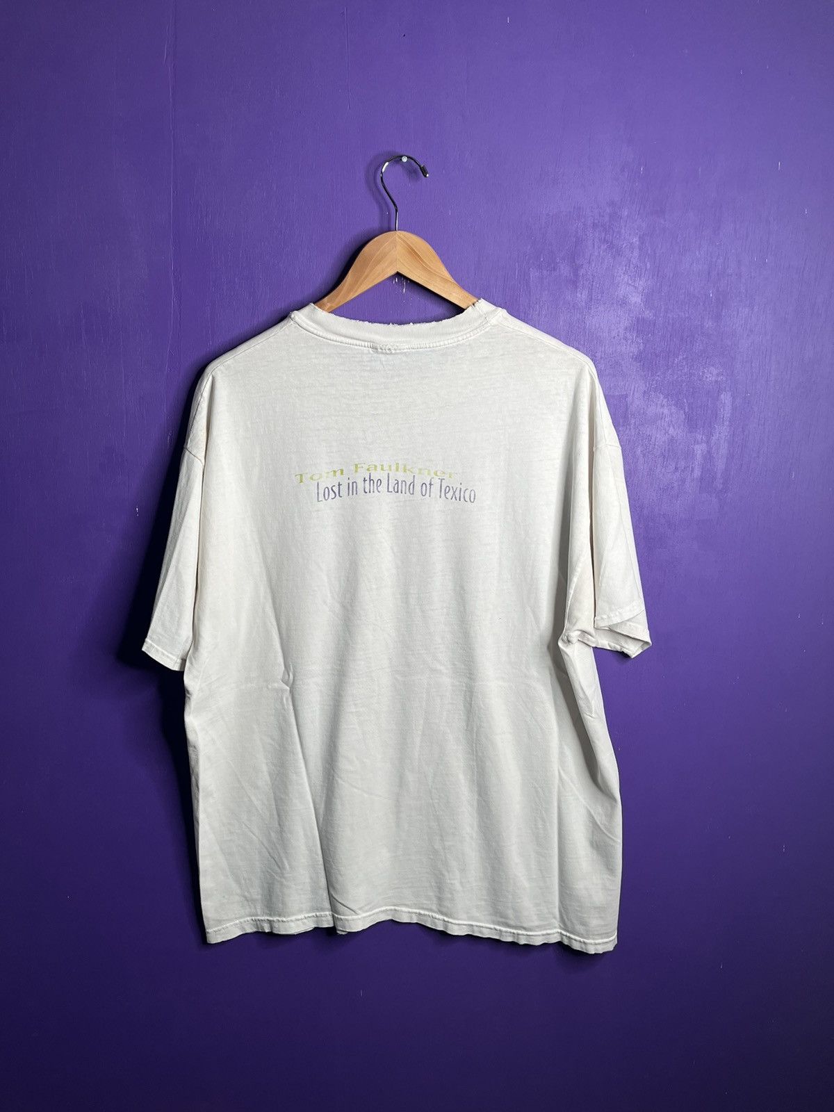 Vintage Vintage 90s Desert mountains road guy art t-shirt Size US XL / EU 56 / 4 - 2 Thumbnail