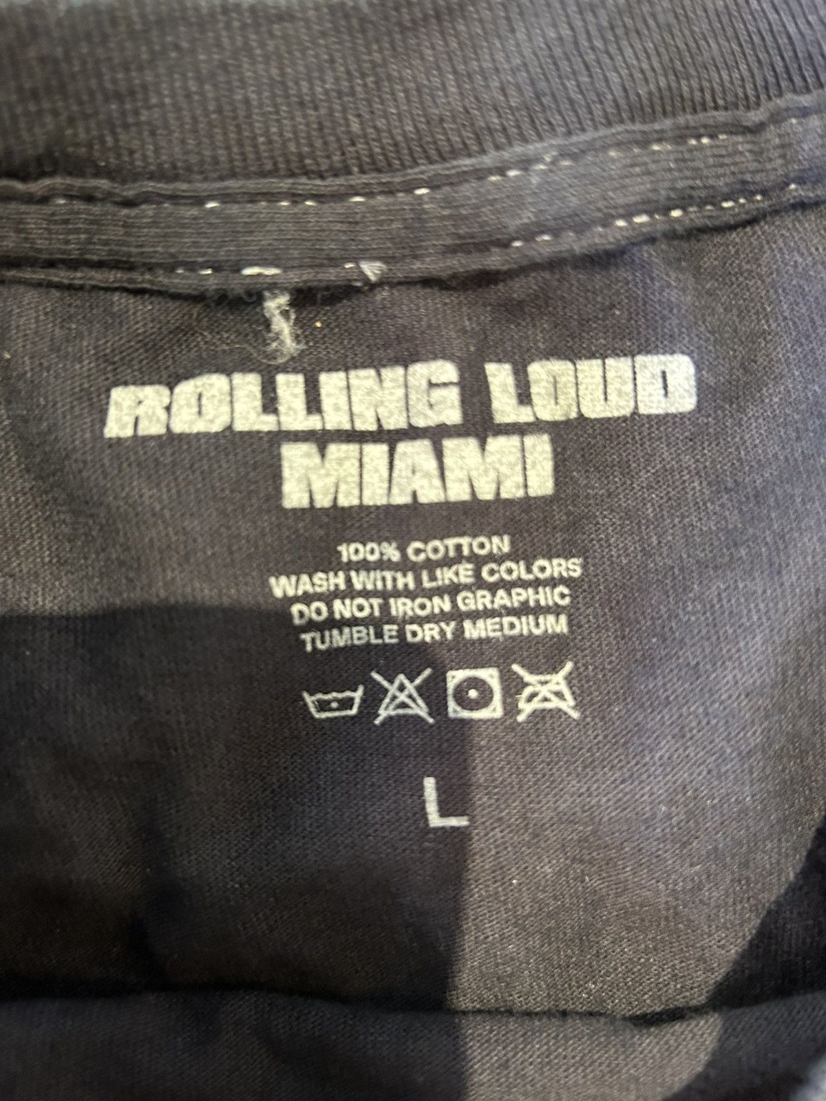 Kanye West × Rolling Loud × Travis Scott Rolling Loud Miami 21’ Long Sleeve Tee Size US L / EU 52-54 / 3 - 6 Thumbnail