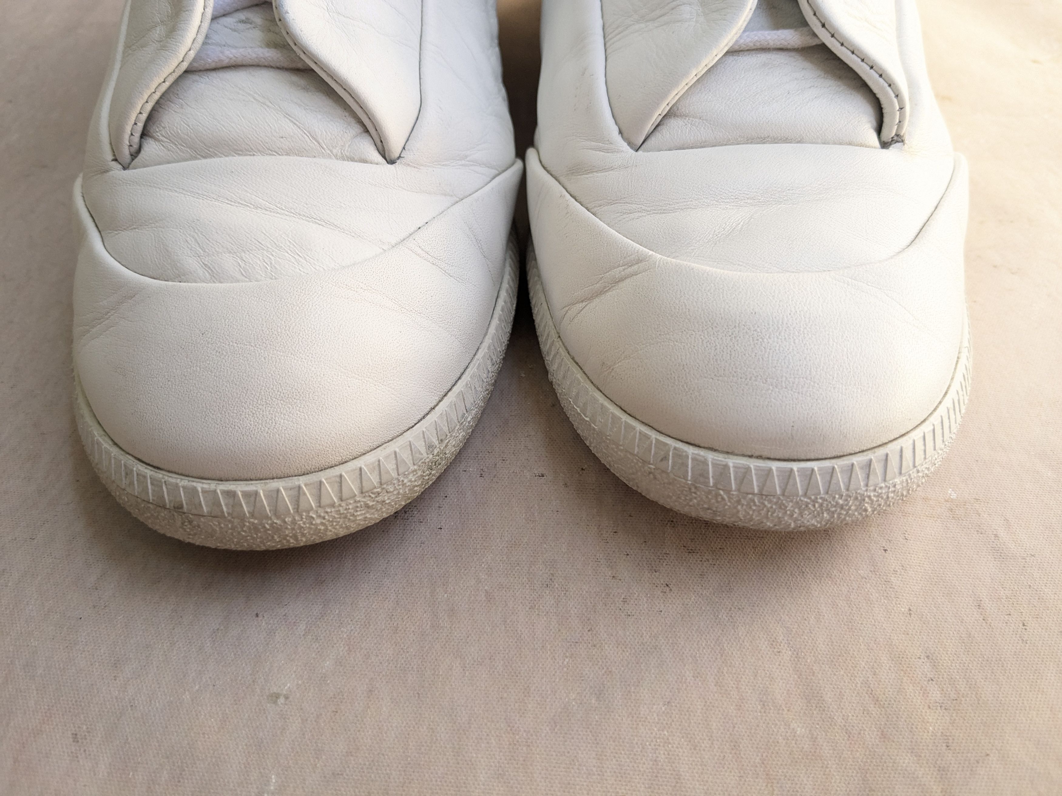 Maison Margiela Maison Margiela Future Low White 11 44 Leather Size US 11 / EU 44 - 3 Thumbnail