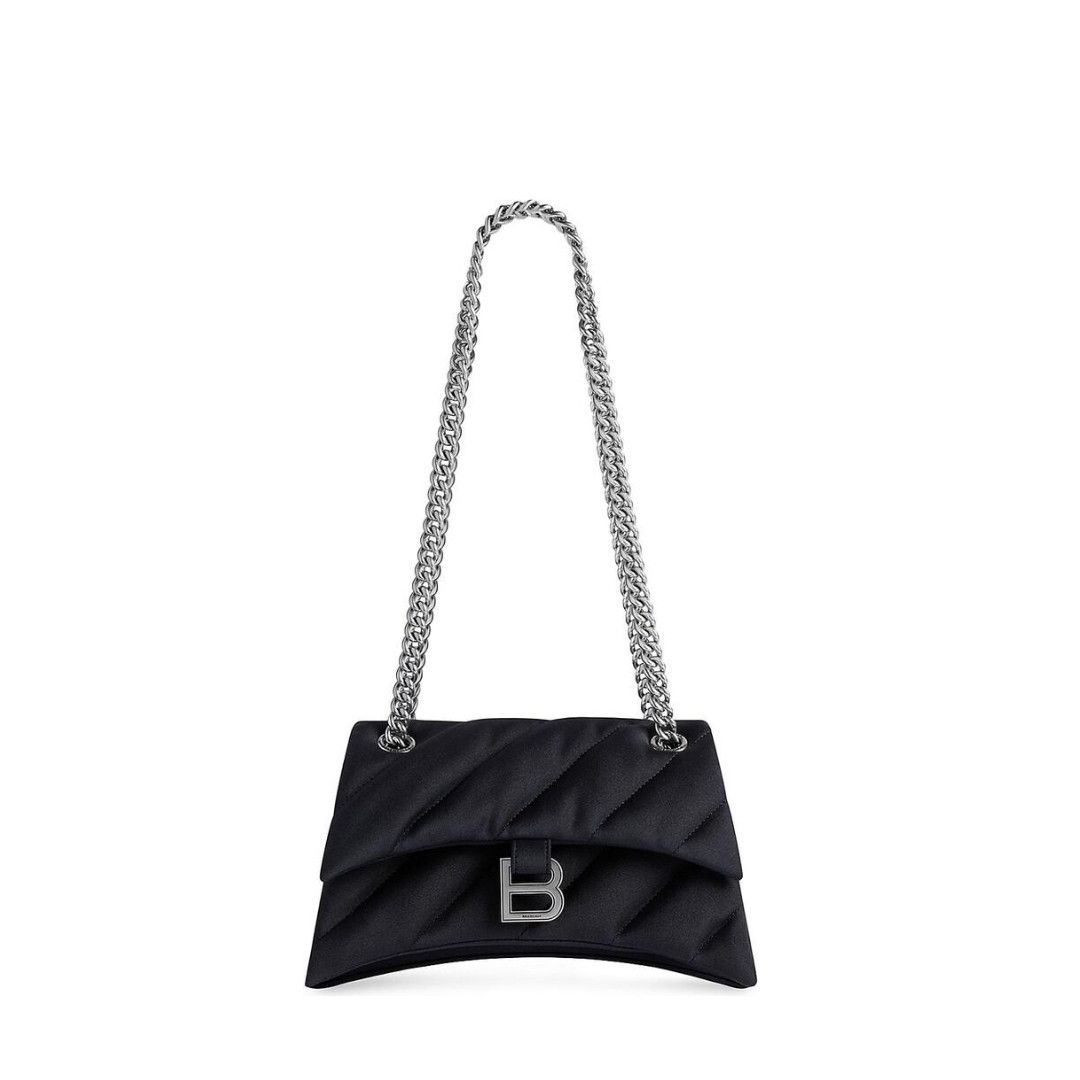Balenciaga o1mt1gz0125 Size: OS / Crush Small Chain Bag Quilted Size ONE SIZE - 1 Thumbnail