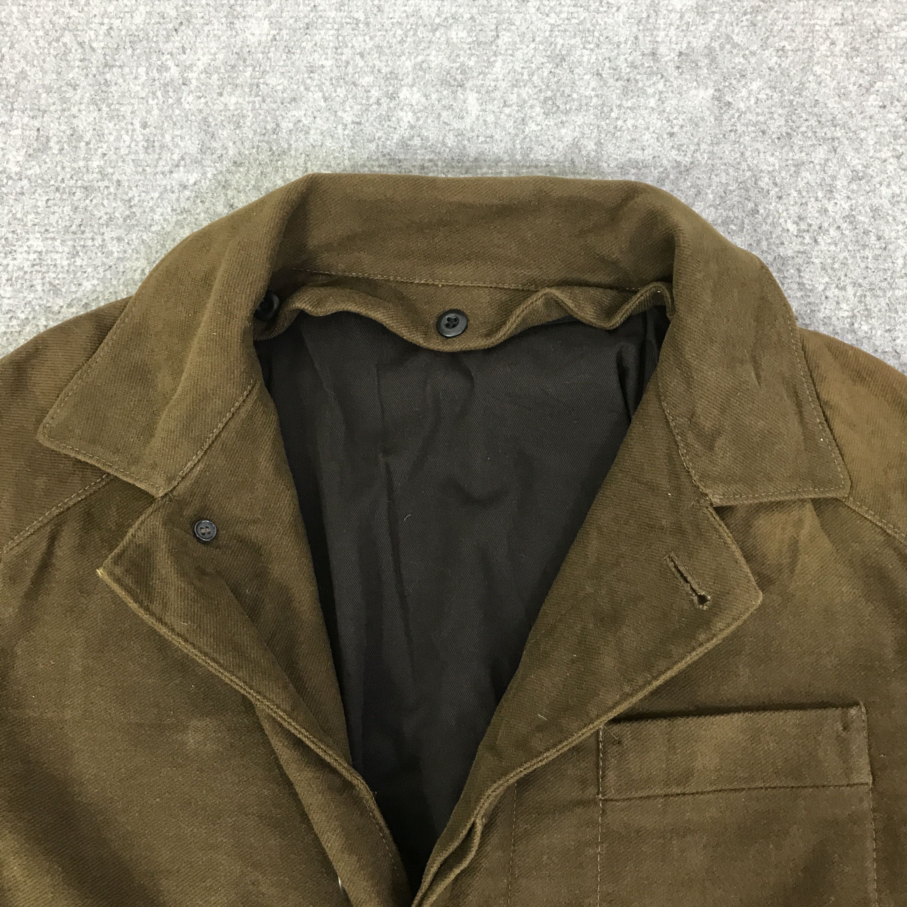 PPFM Vtg PPFM Japan Style Long Brown Jacket K101B7 Size US L / EU 52-54 / 3 - 8 Thumbnail