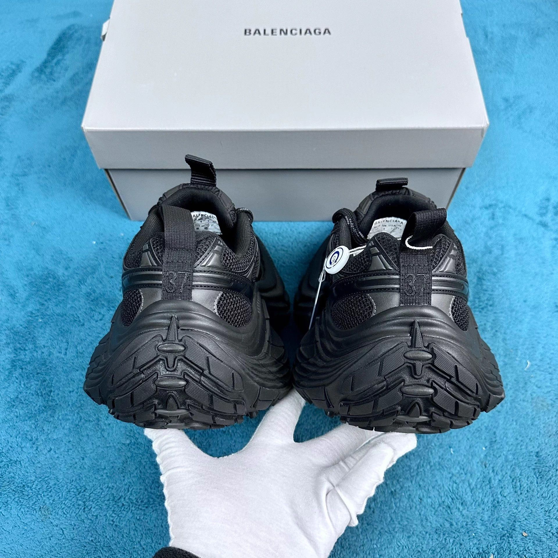 Balenciaga Balenciaga 10xl thick dad shoe black 37 excellent Size US 6 / IT 36 - 4 Thumbnail