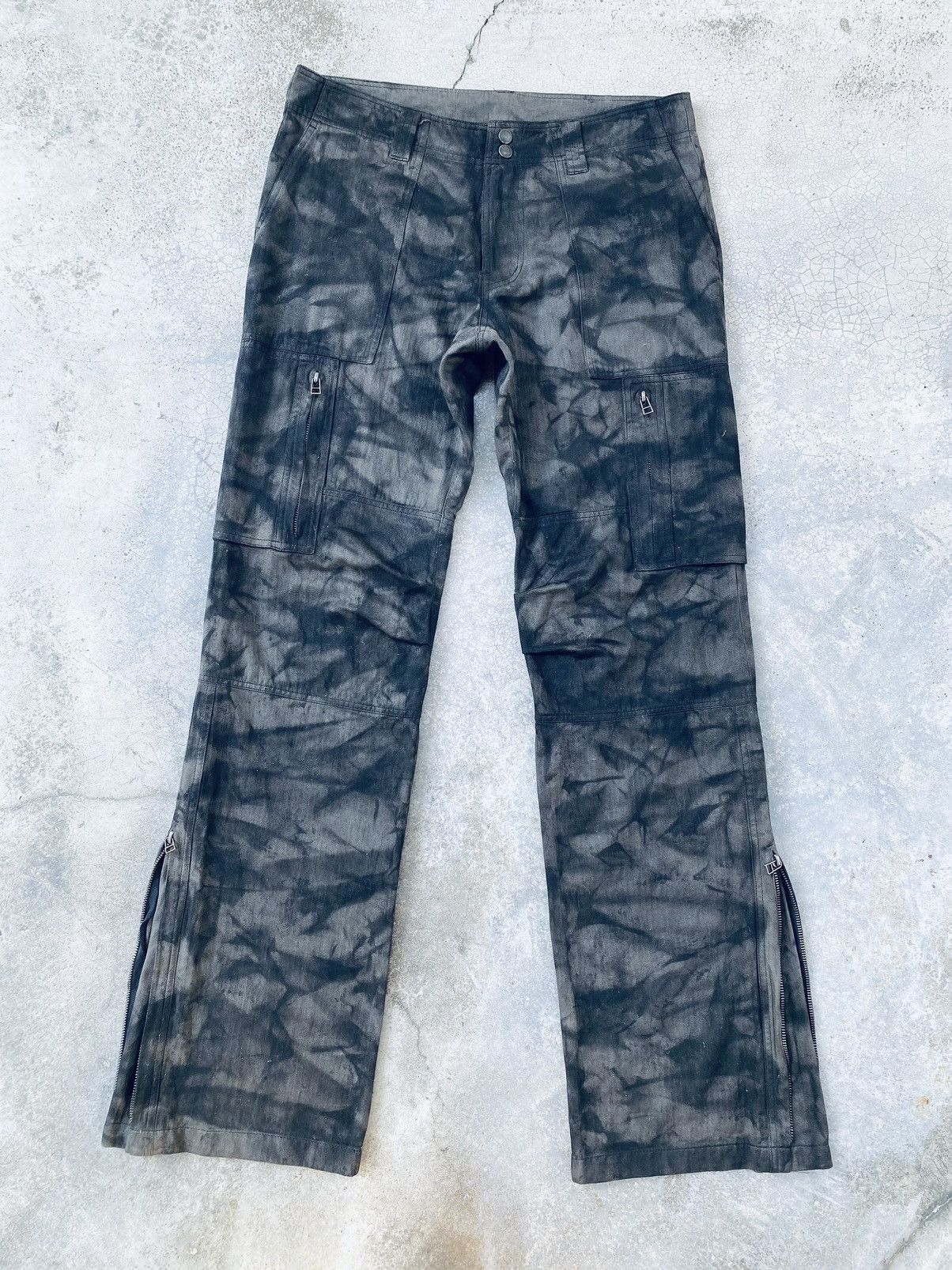 Vintage 5351 Pour Les Hommes Flared Zipper Pants