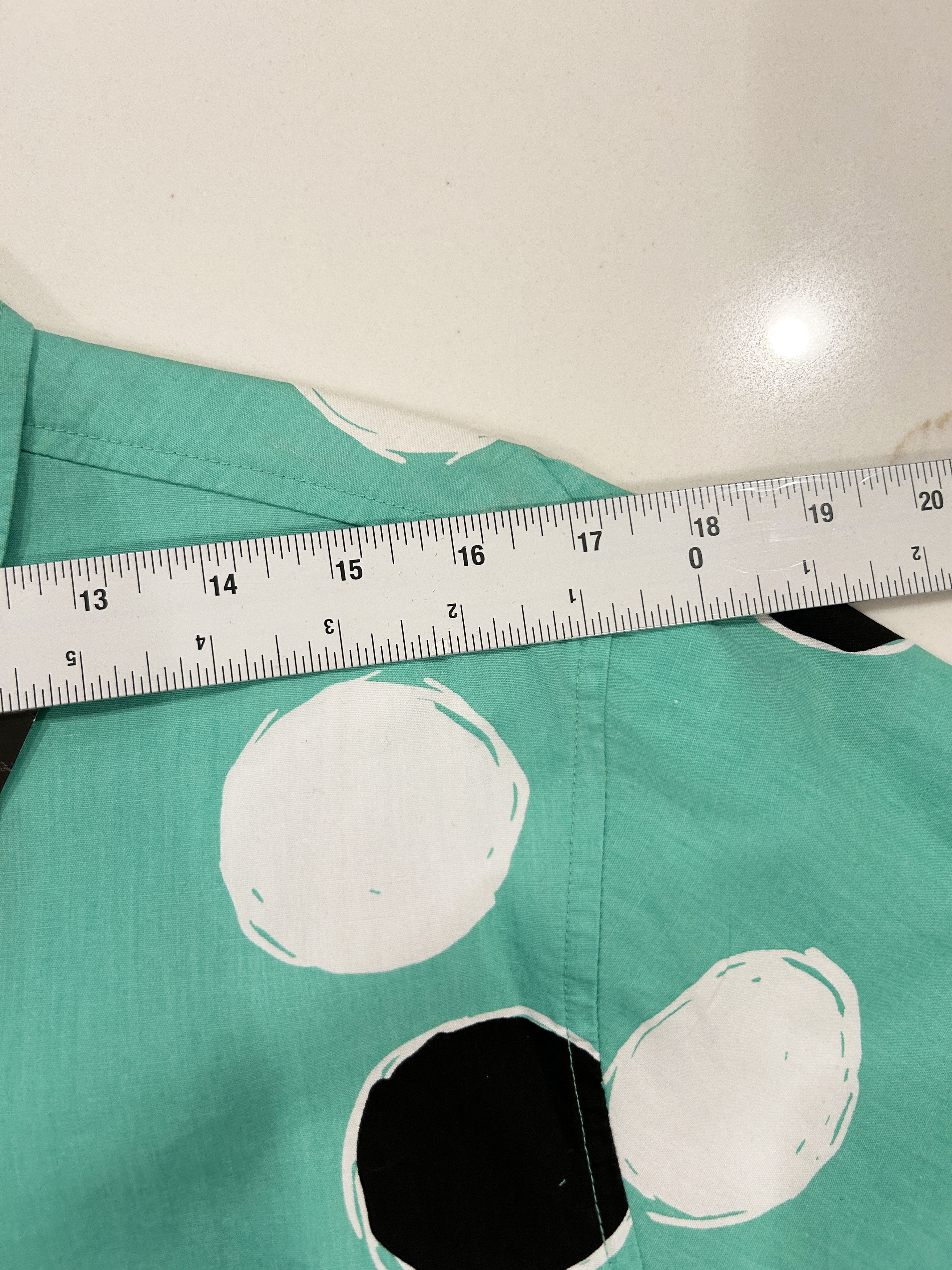 Stussy White Black Dot Shirt Size US M / EU 48-50 / 2 - 4 Thumbnail