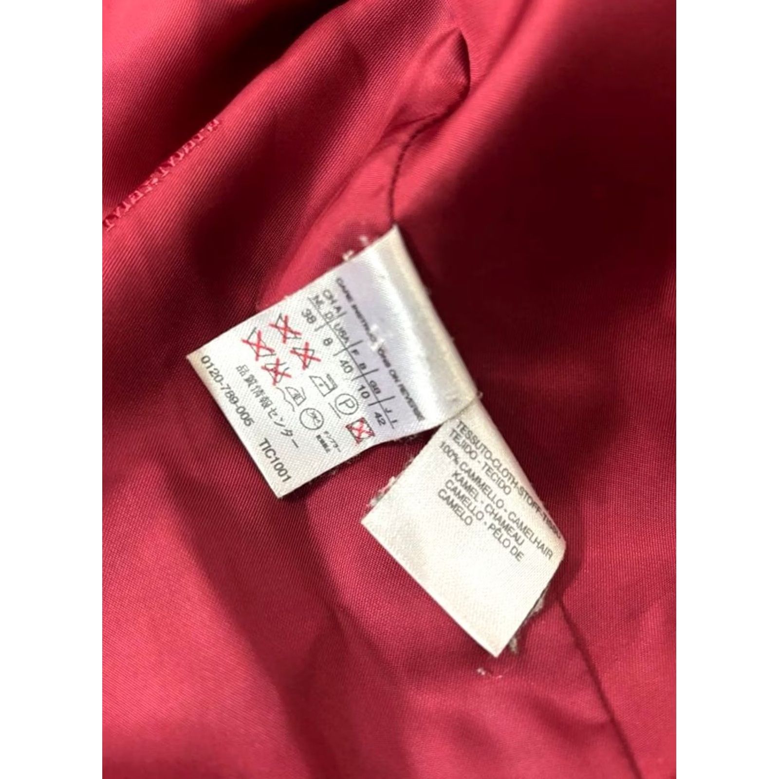 Max Mara Max Mara Manuela Red Belting Coat Blouson Women Size 42 Coat Menula Camel 100% Camel Genuine Vintage? Size M / US 6-8 / IT 42-44 - 5 Thumbnail