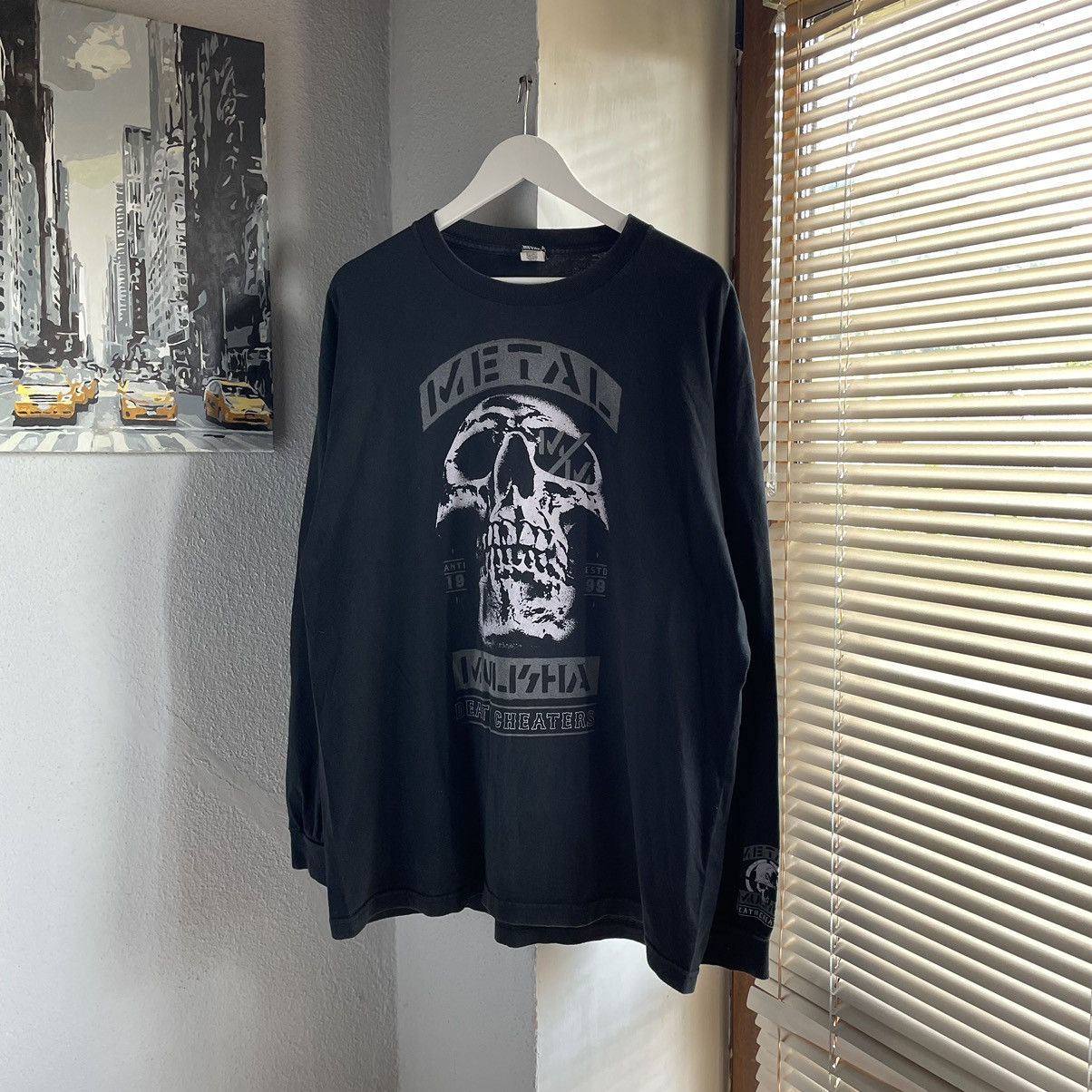 Metal Mulisha × Vintage Vtg Metal Mulisha Death Cheaters Affliction Punk Longsleevee Size US XL / EU 56 / 4 - 8 Thumbnail