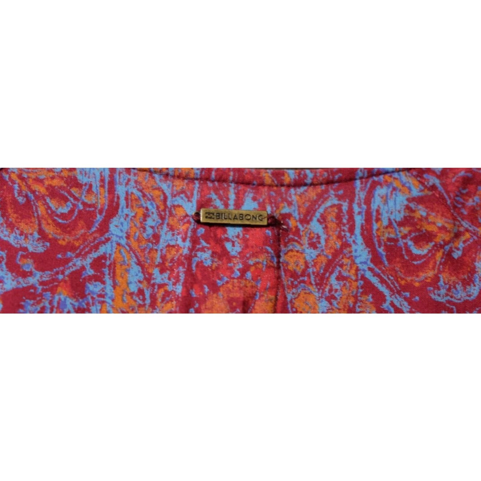 Billabong VINTAGE Billabong Kimono Floral Open Front Cardigan Dark Red Women's M #H55-37 Size M / US 6-8 / IT 42-44 - 7 Thumbnail
