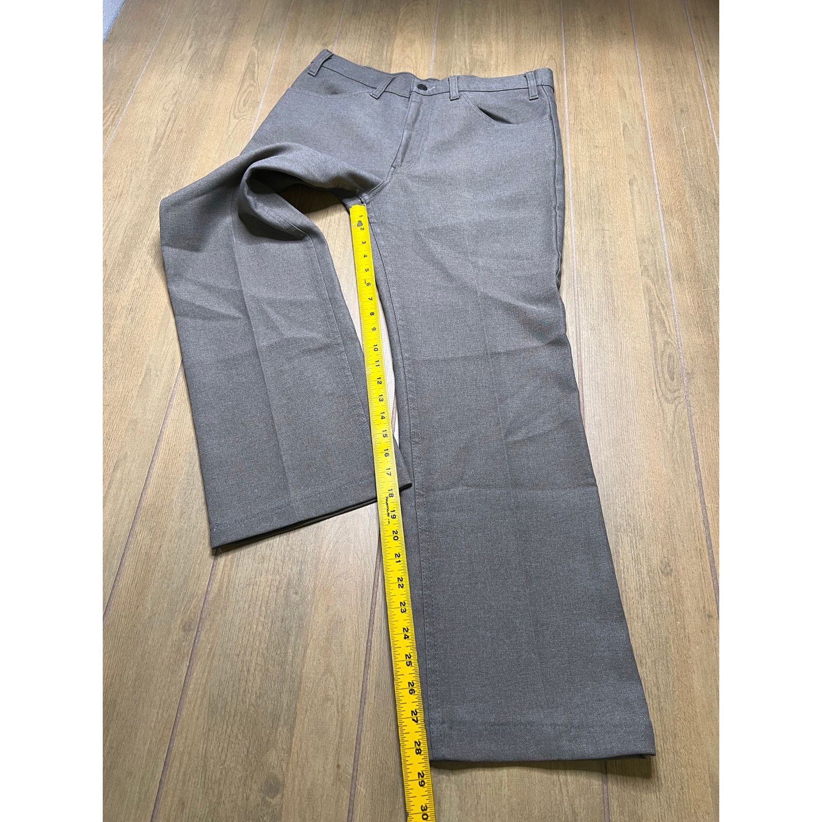 Levi's Vintage Levi’s Pants Mens 33x29 Brown Bootcut Talon 80s USA Size US 33 - 9 Thumbnail