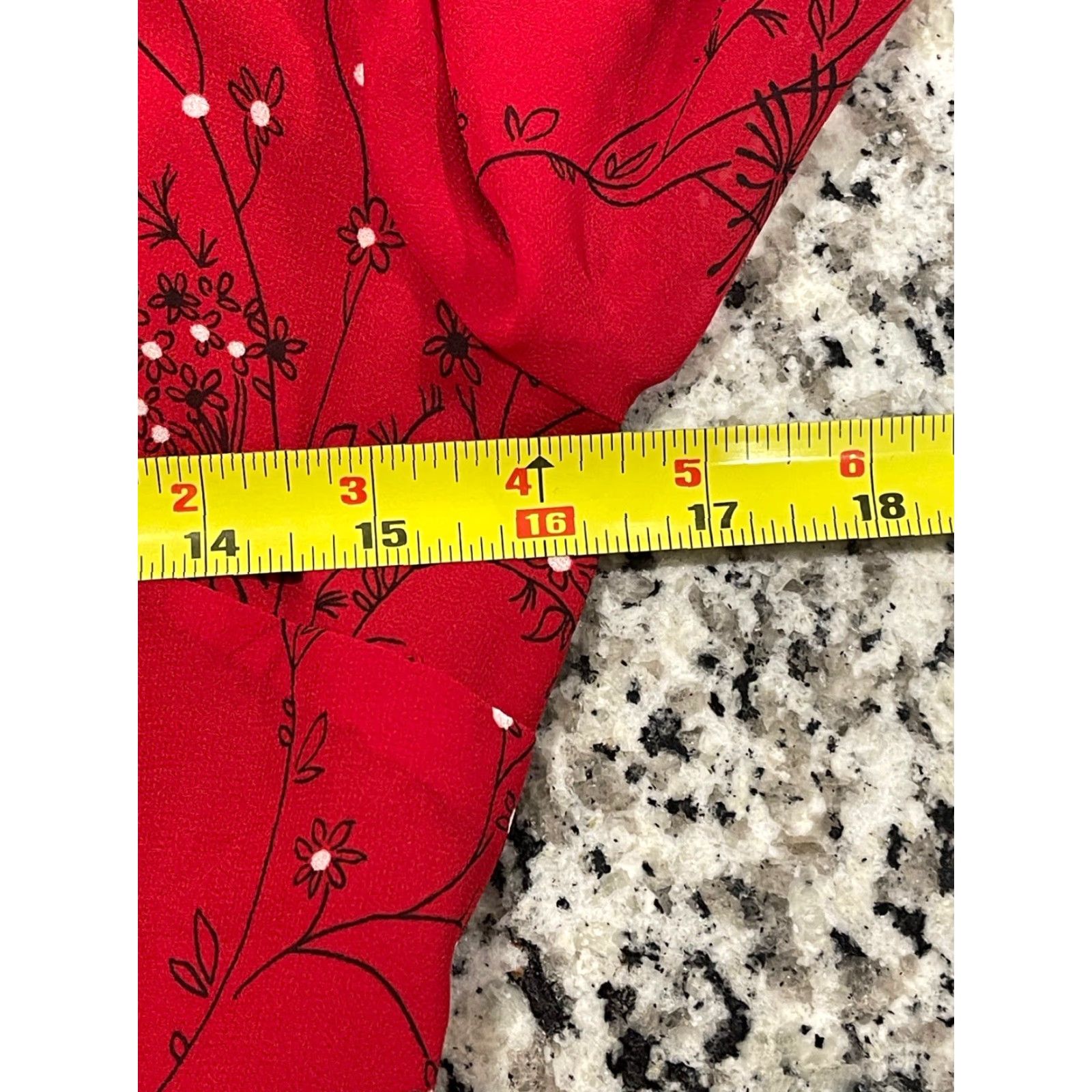 Madewell Madewell Dress Hazelwood Wrap Front Red Mini Windswept Floral Sz 0 Size XS / US 0-2 / IT 36-38 - 5 Thumbnail