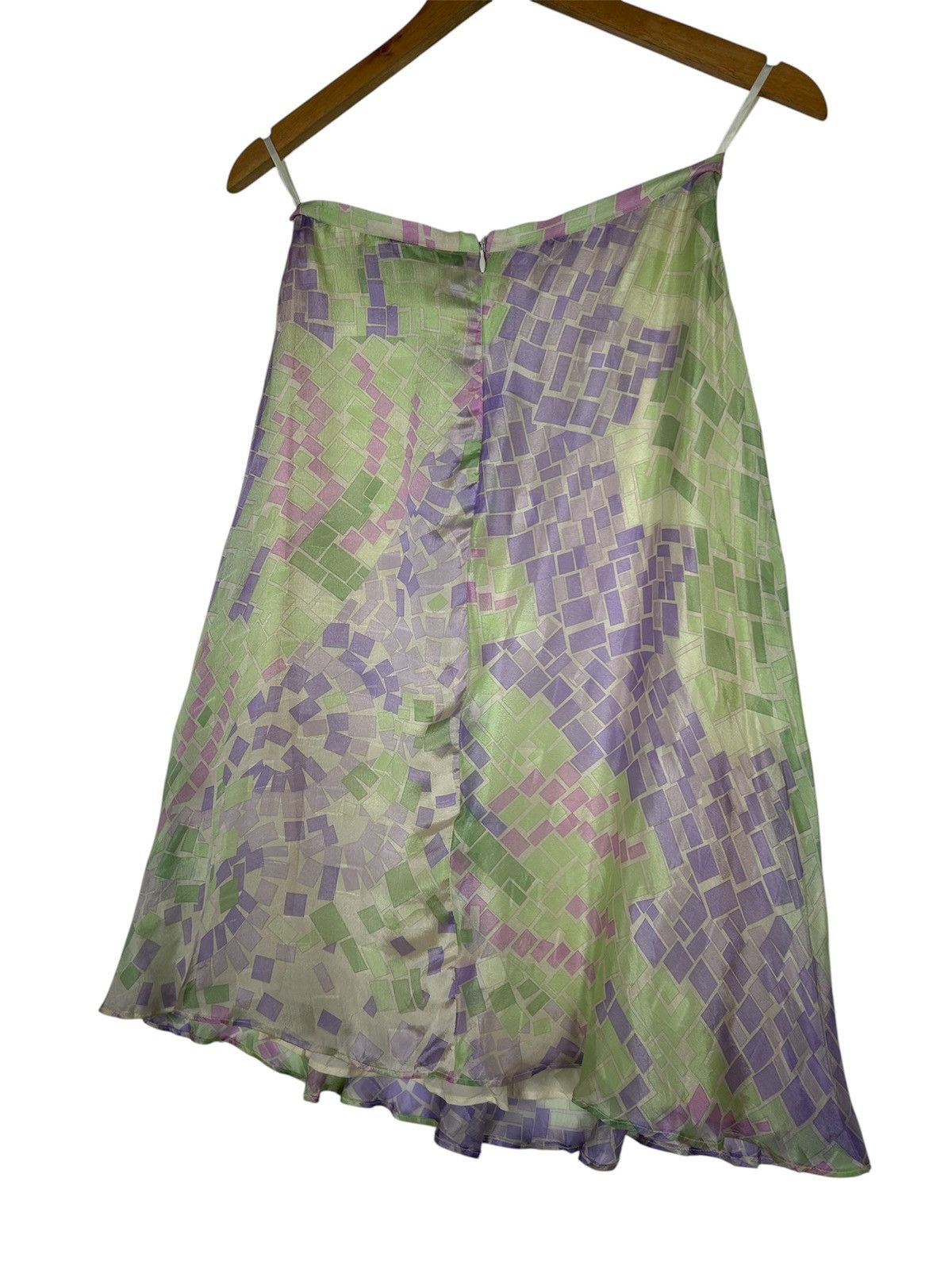 Jean-Louis Scherrer Vintage Jean-Louis Scherrer Boutique Paris Silk Midi Skirt Size 27" / US 4 / IT 40 - 12 Thumbnail