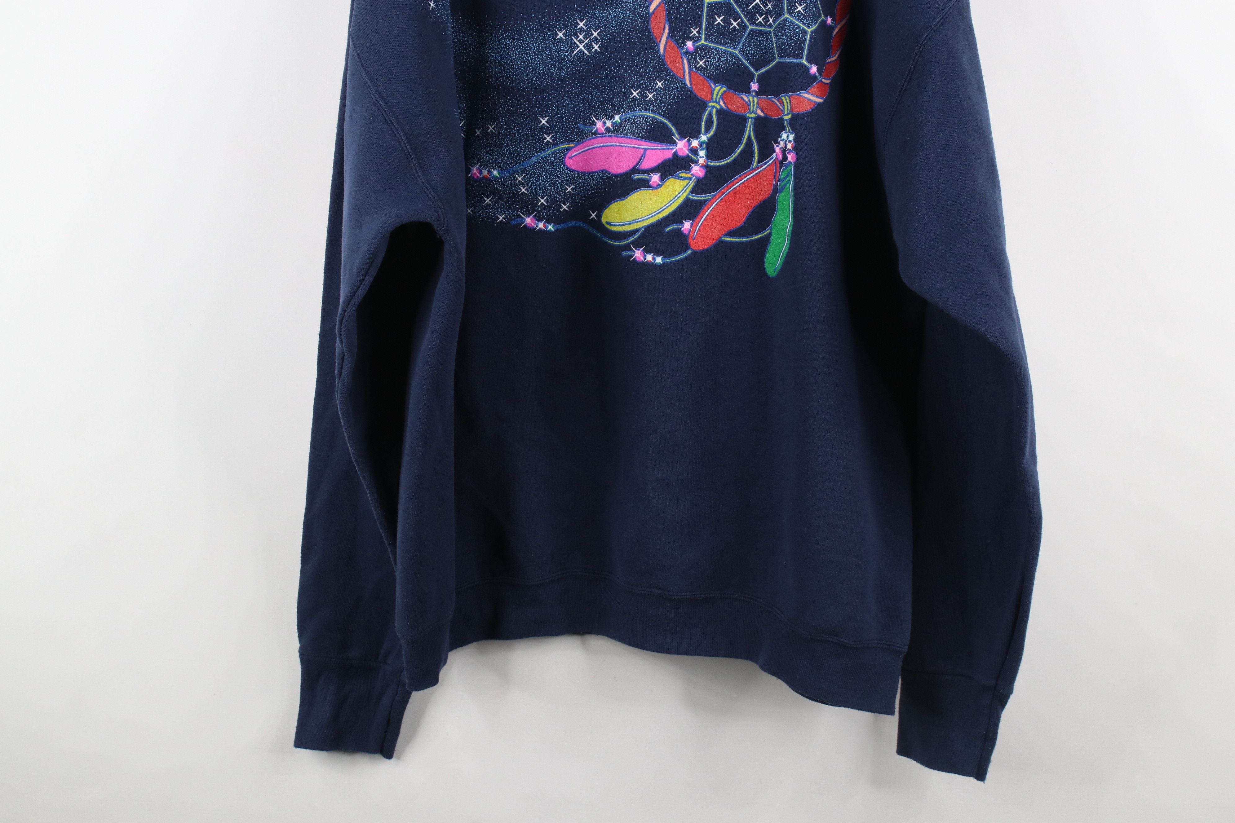 Vintage Vintage 90s Streetwear Dreams Dreamcatcher Sweatshirt USA Size US XL / EU 56 / 4 - 16 Thumbnail