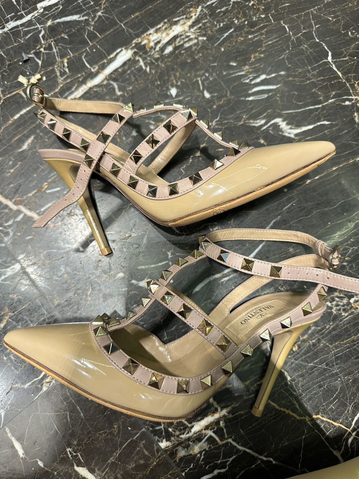 Valentino Valentino studs heel Size US 6 / IT 36 - 3 Thumbnail