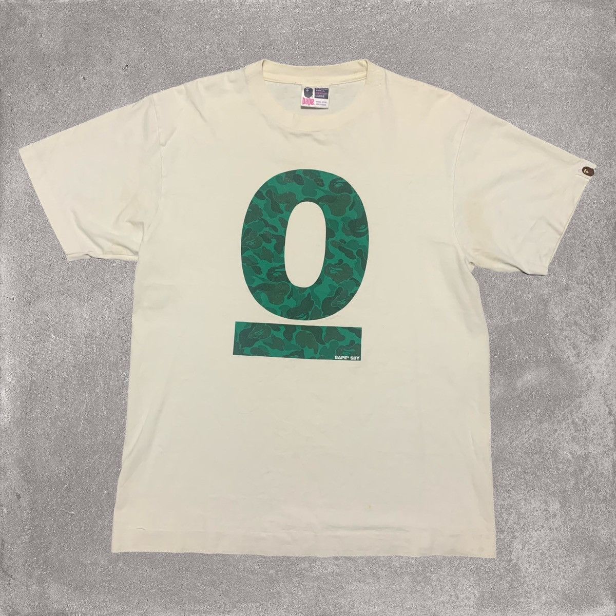 Bape Bape Medium 0 Anniversary Shibuya Store Camo White Tee Size US M / EU 48-50 / 2 - 1 Thumbnail