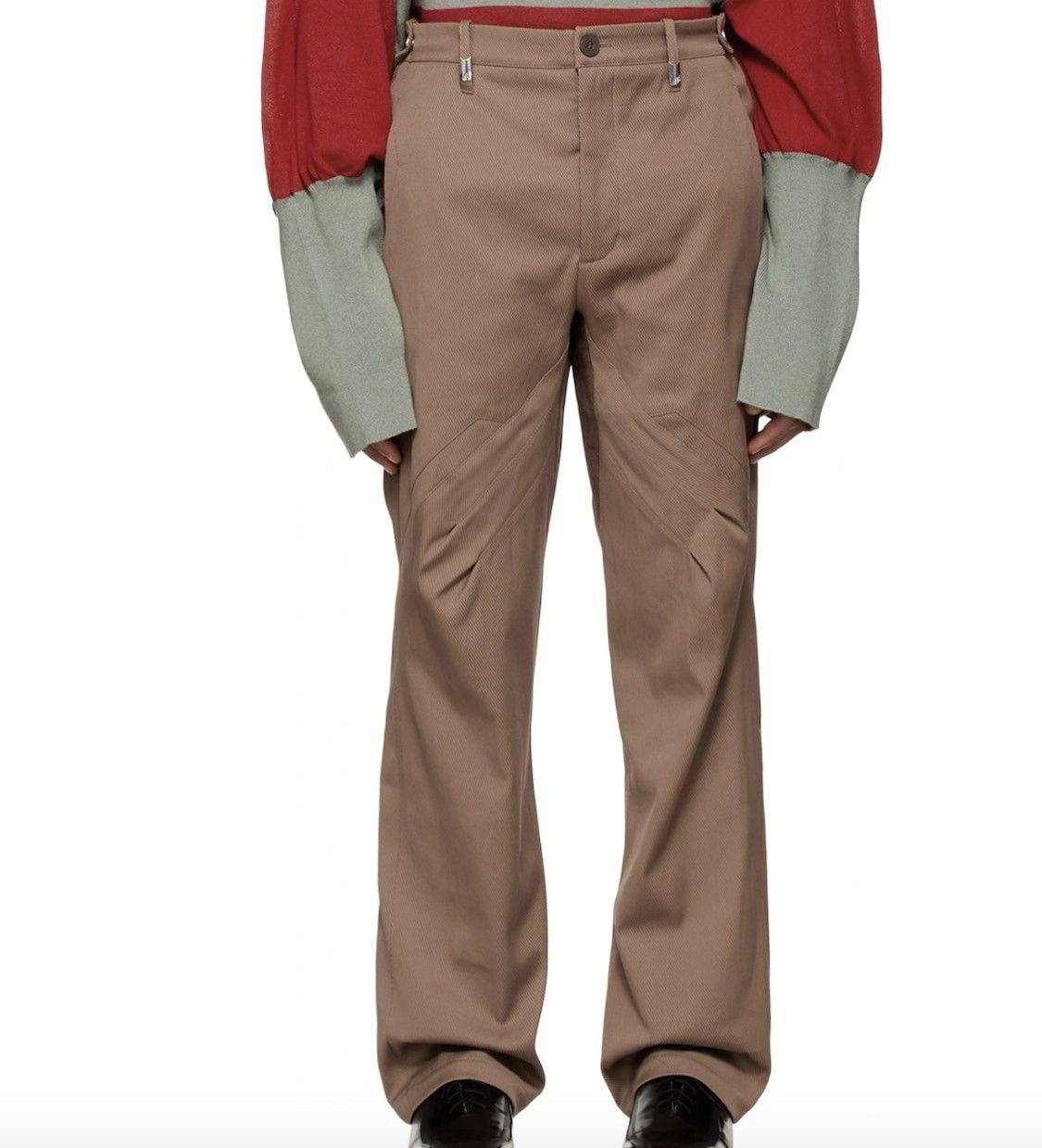 image of Kiko Kostadinov Brown Itten Trousers, Men's (Size 32)