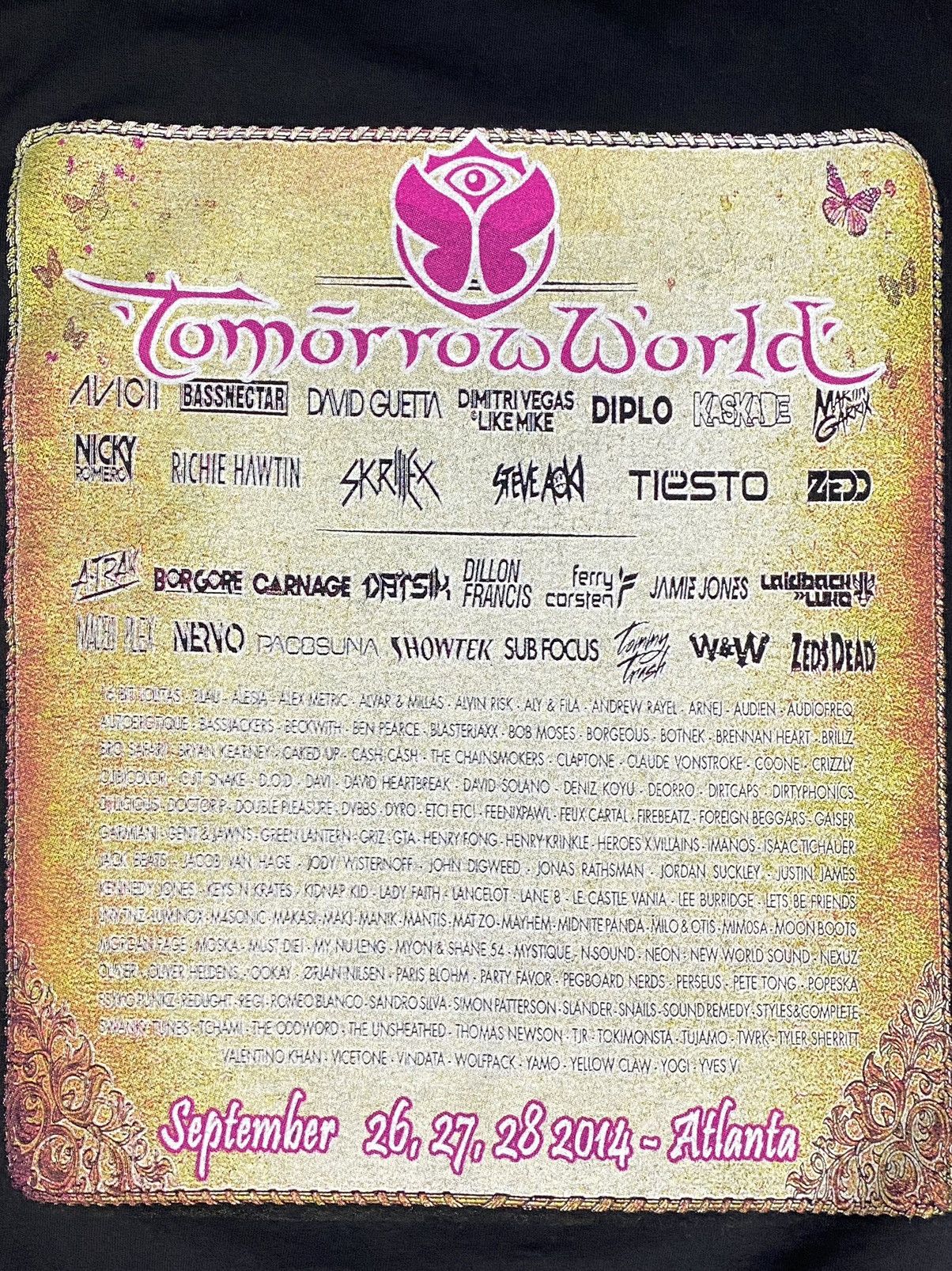 Band Tees × Vintage Tomorrow World Festival 2014 EDM Atlanta (size Med) Size US M / EU 48-50 / 2 - 7 Thumbnail