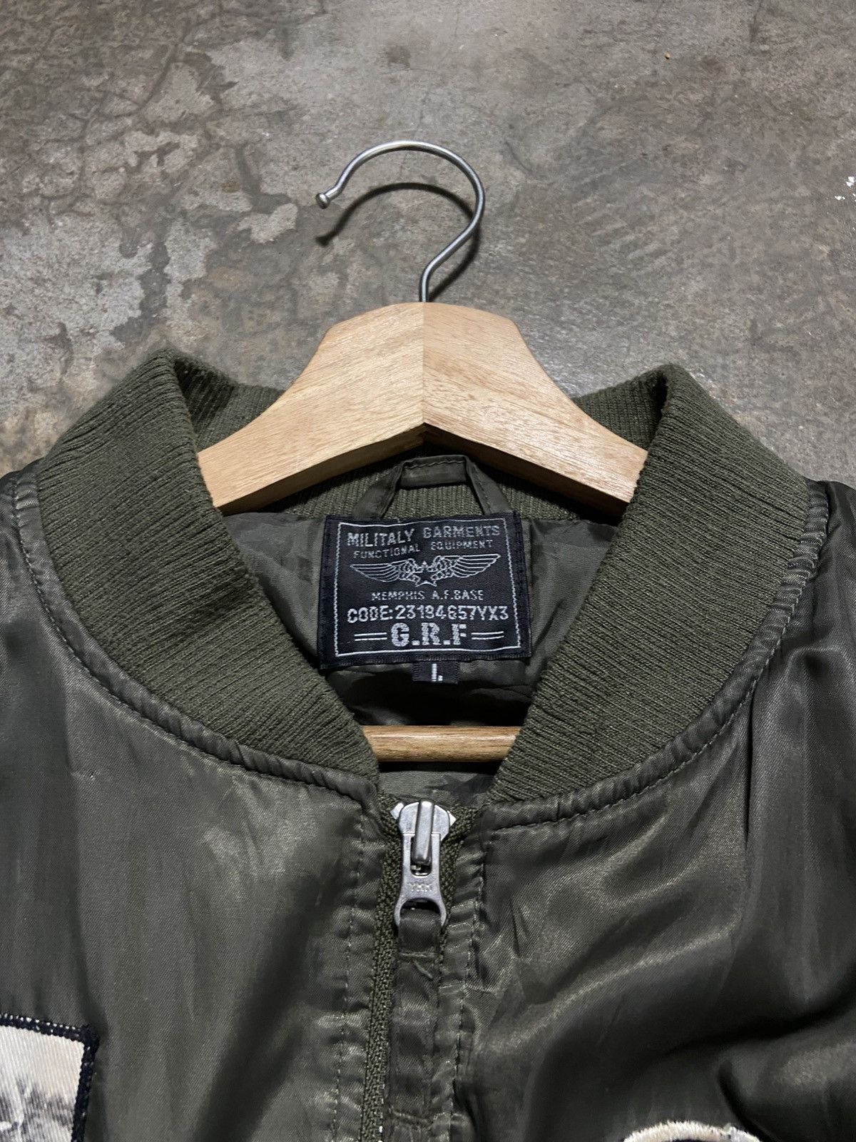 Alpha Industries G.R.F Military Garment Bomber Jacket Size US L / EU 52-54 / 3 - 13 Thumbnail