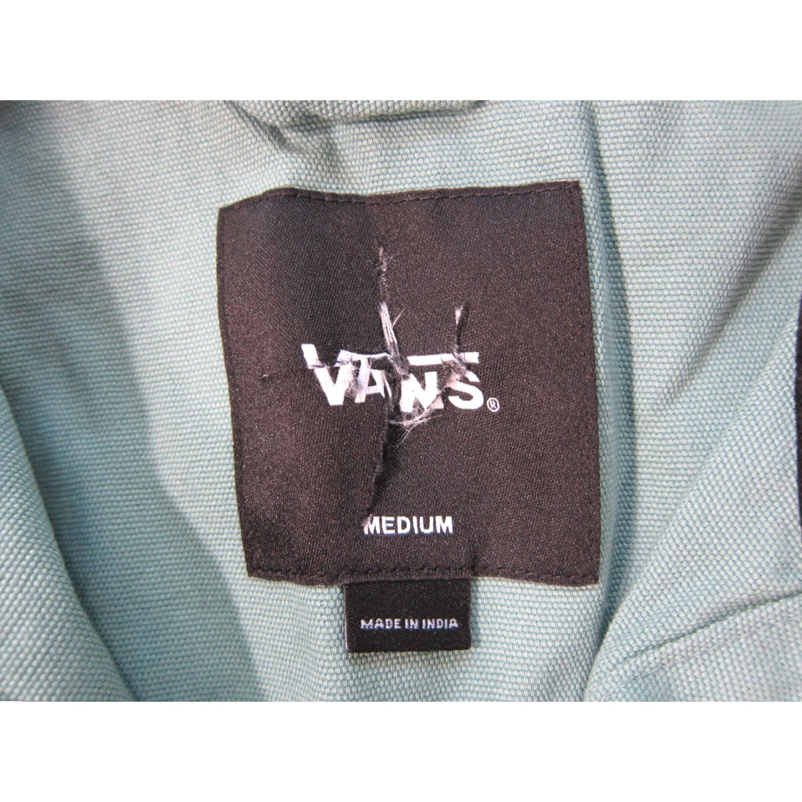 Vans Vans 100% Cotton Green Black Snap Pocket Denim Field Hunt Jacket Men Medium Size US M / EU 48-50 / 2 - 4 Thumbnail