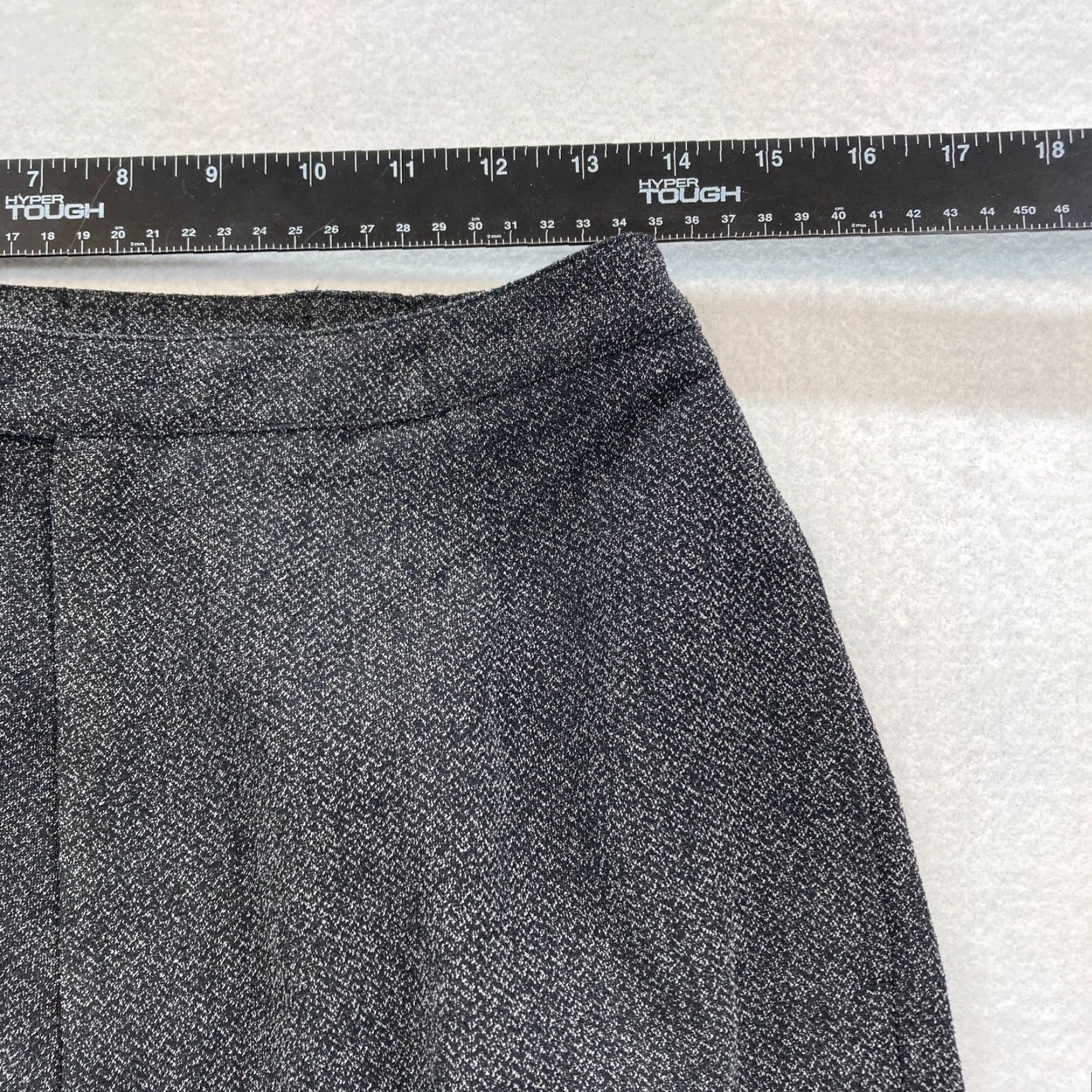 Vintage Chico's Design Dress Pants Gray Stretch Mid Rise Sz 1 US 8 NWT Women's Casual Straight Front Pockets Size 30" / US 8 / IT 44 - 5 Thumbnail