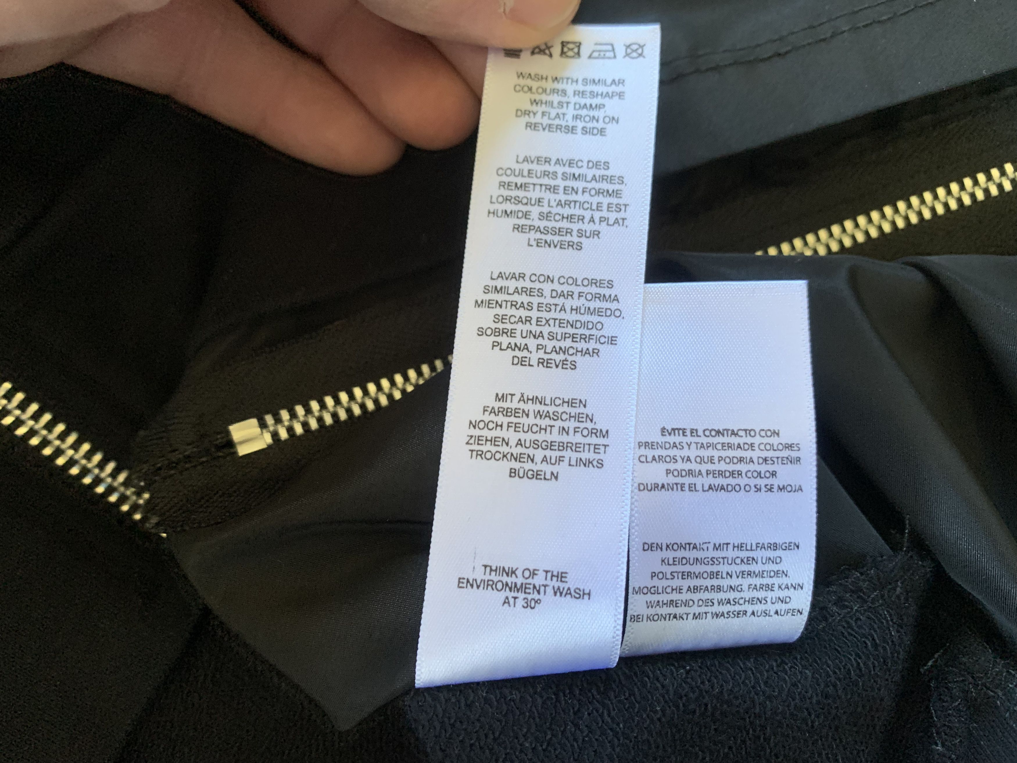 Asos ASOS Black Zip Olympic Jacket Size US S / EU 44-46 / 1 - 9 Thumbnail