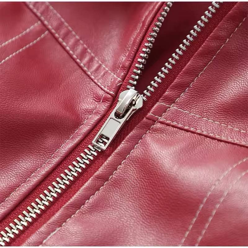 Japanese Brand × Vintage baggy leather bomber jacket with double zipper Size US XL / EU 56 / 4 - 6 Thumbnail