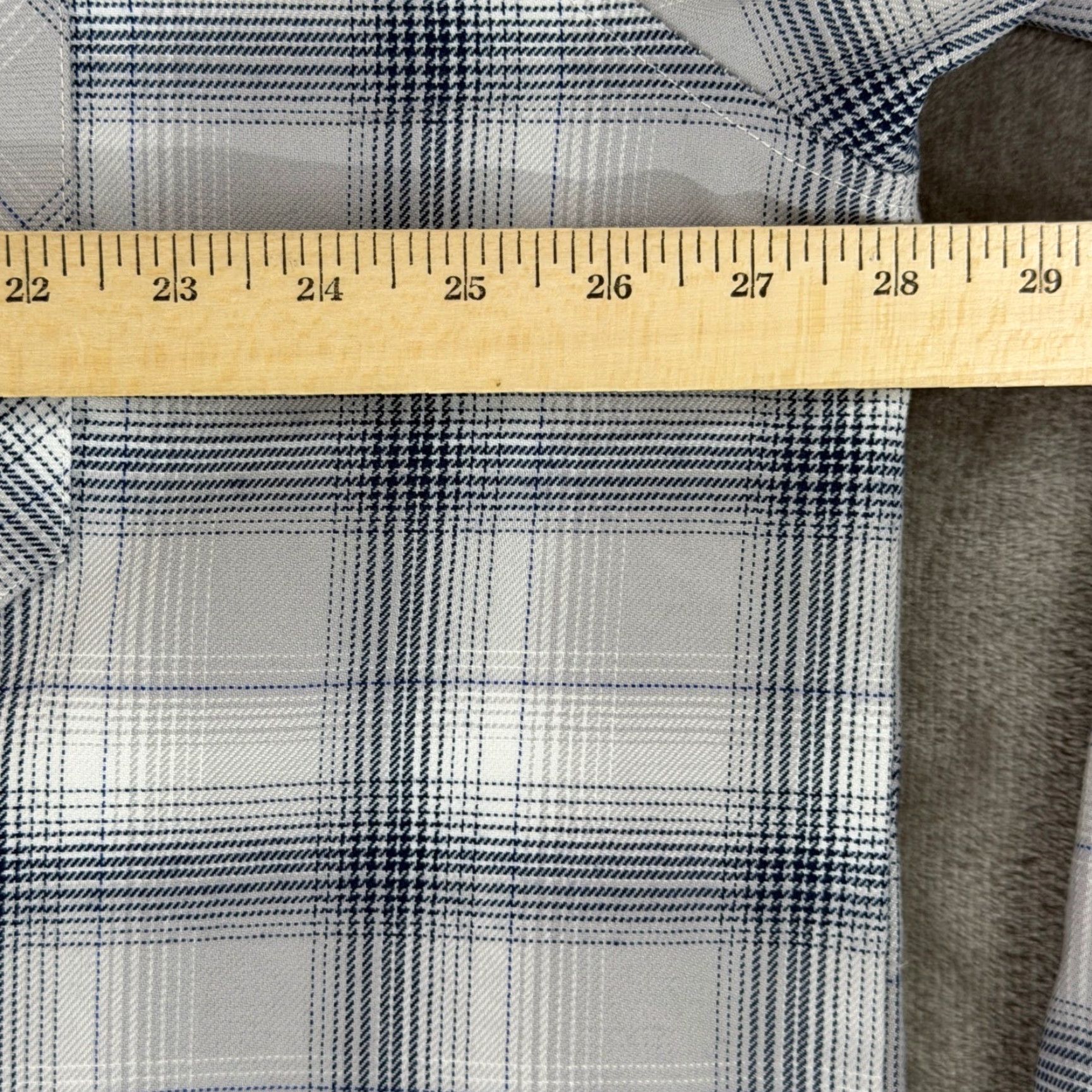 Vintage Dixxon Flannel The Ormond J&P Cycles Plaid Shirt Mens 3XL Grey White Blue D-Tech Size US XXL / EU 58 / 5 - 7 Thumbnail